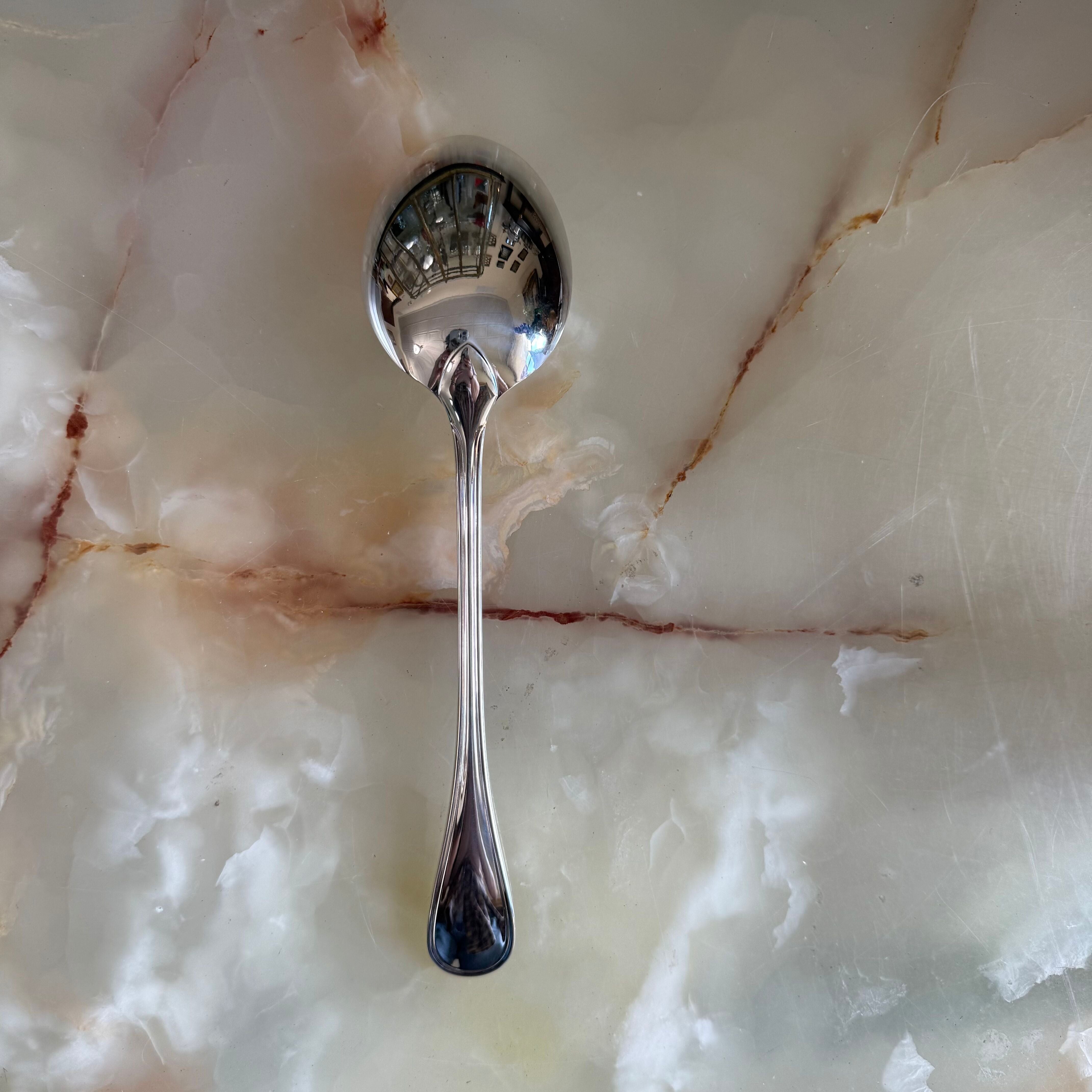 Christofle Albi Silver Plated Salad Serving Spoon 0021082