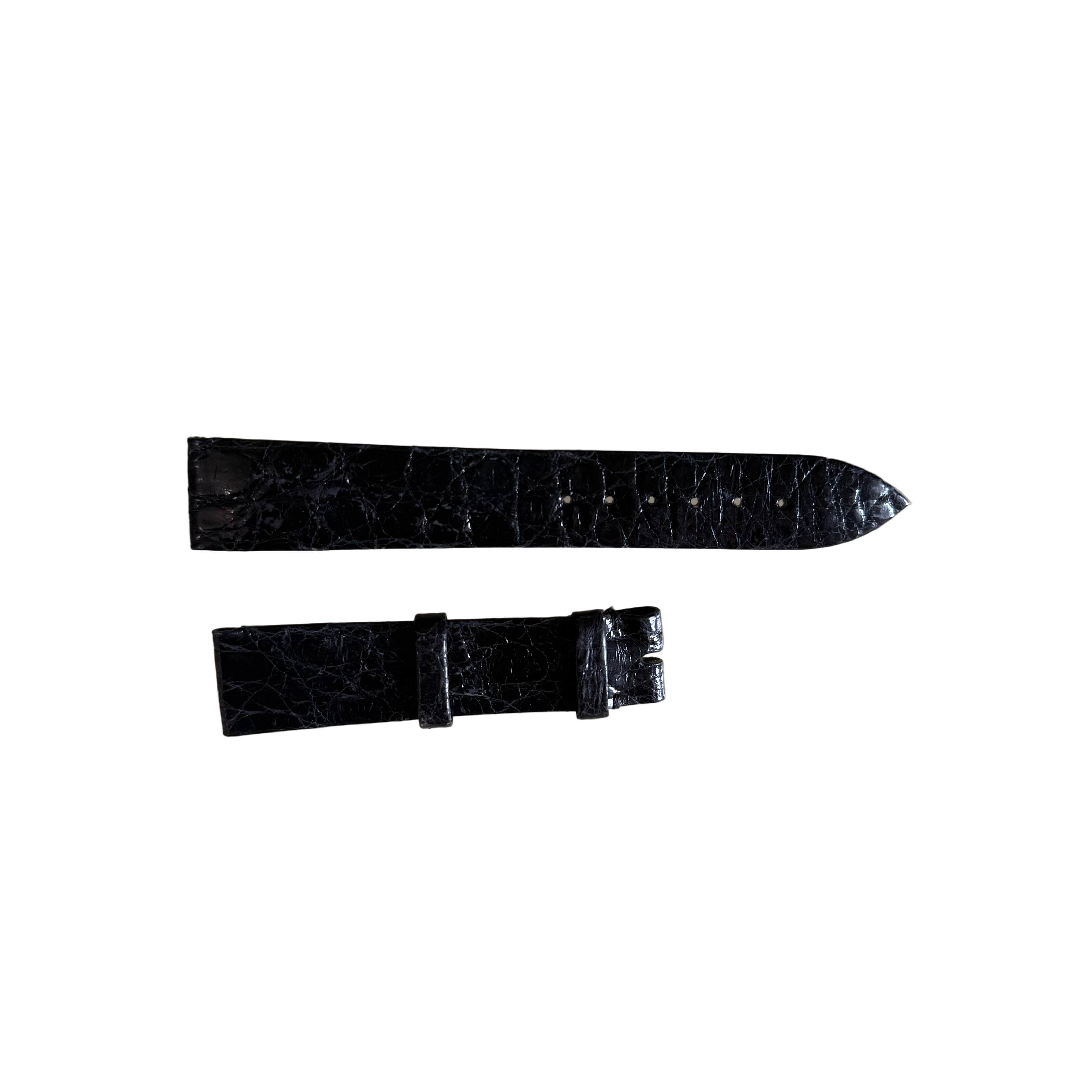 Authentic Breguet Black Crocodile Watch Strap Band 18mm