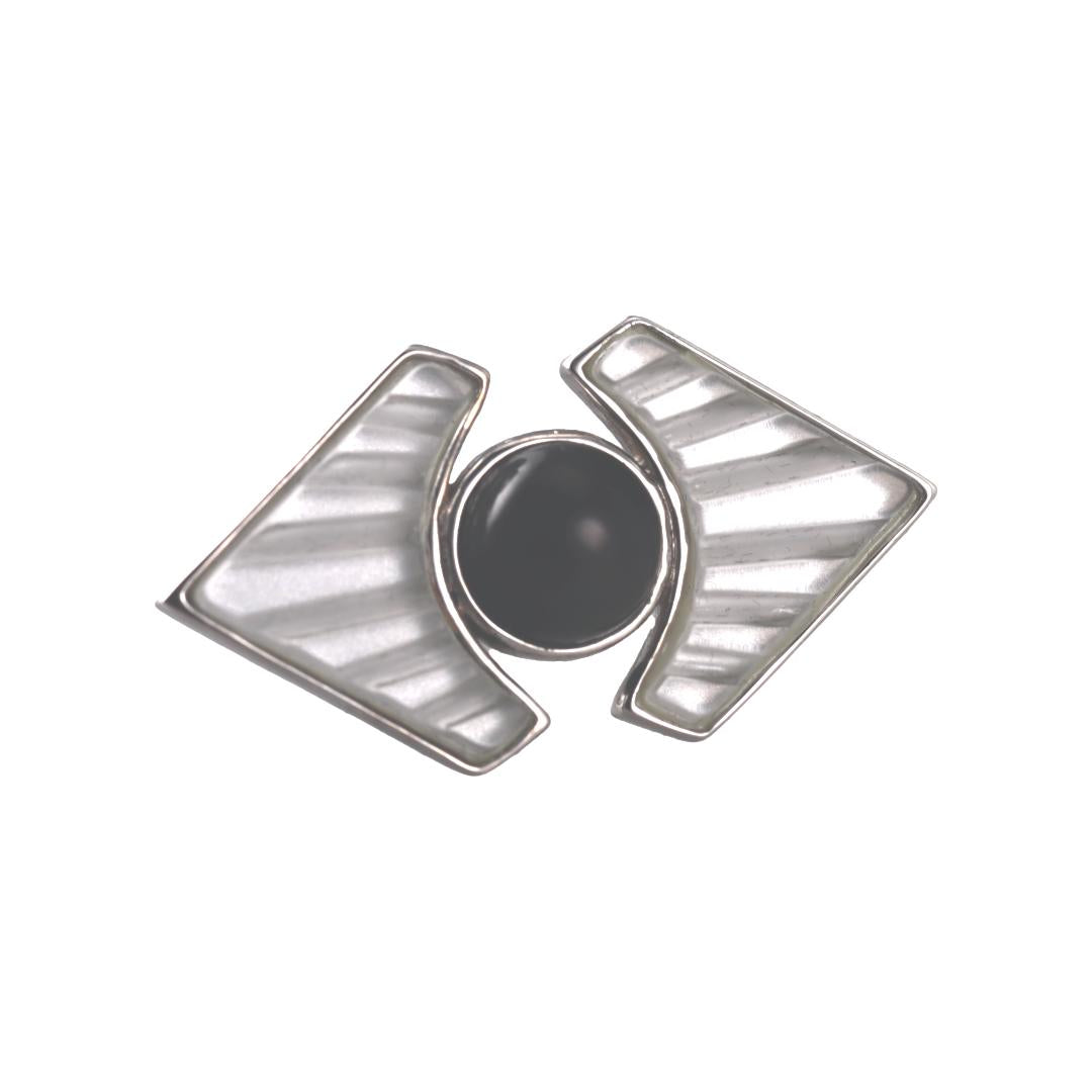 Lalique 1925 Crystal Silver Plated Ring 10680000