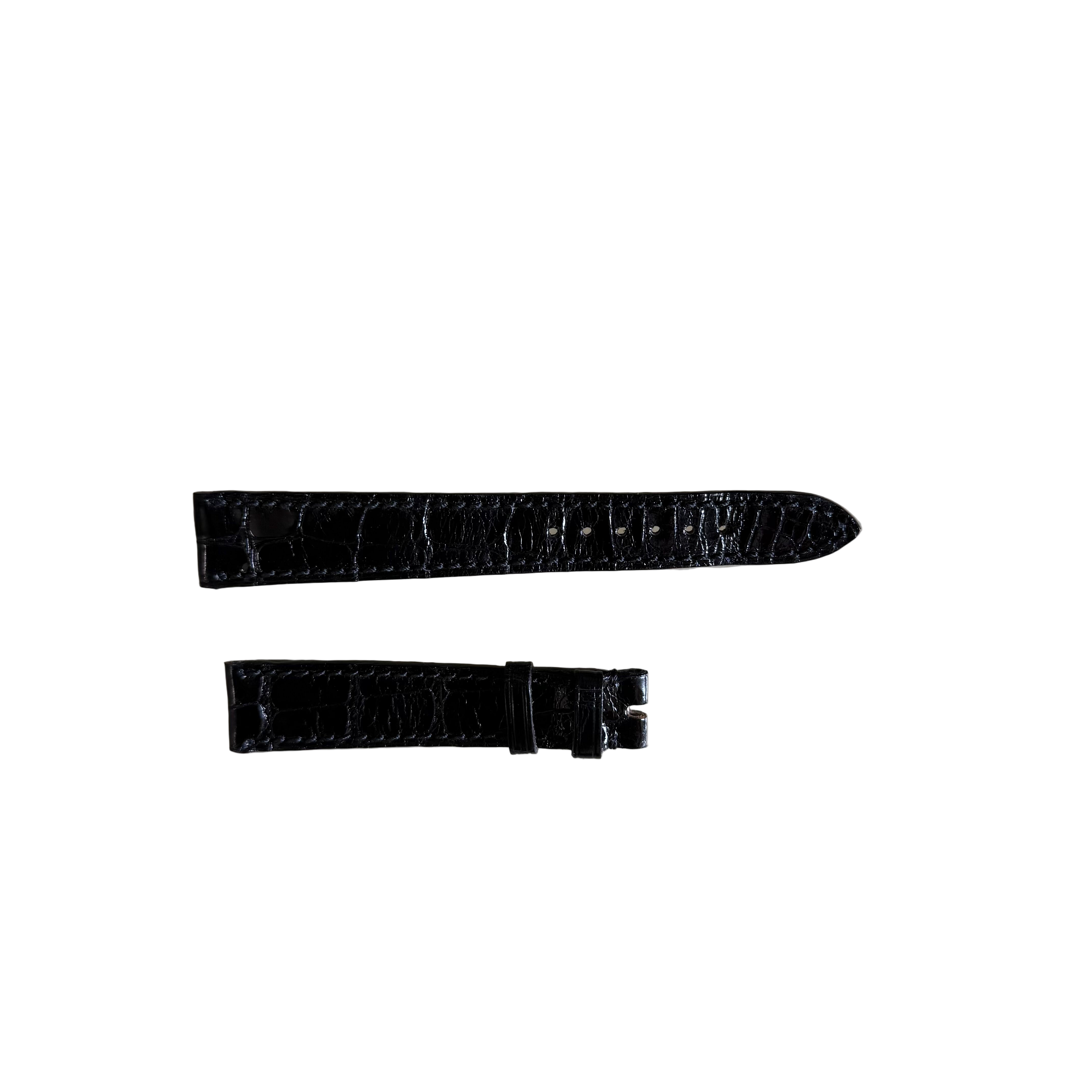 Authentic Breguet Black Crocodile Watch Strap Band 16mm