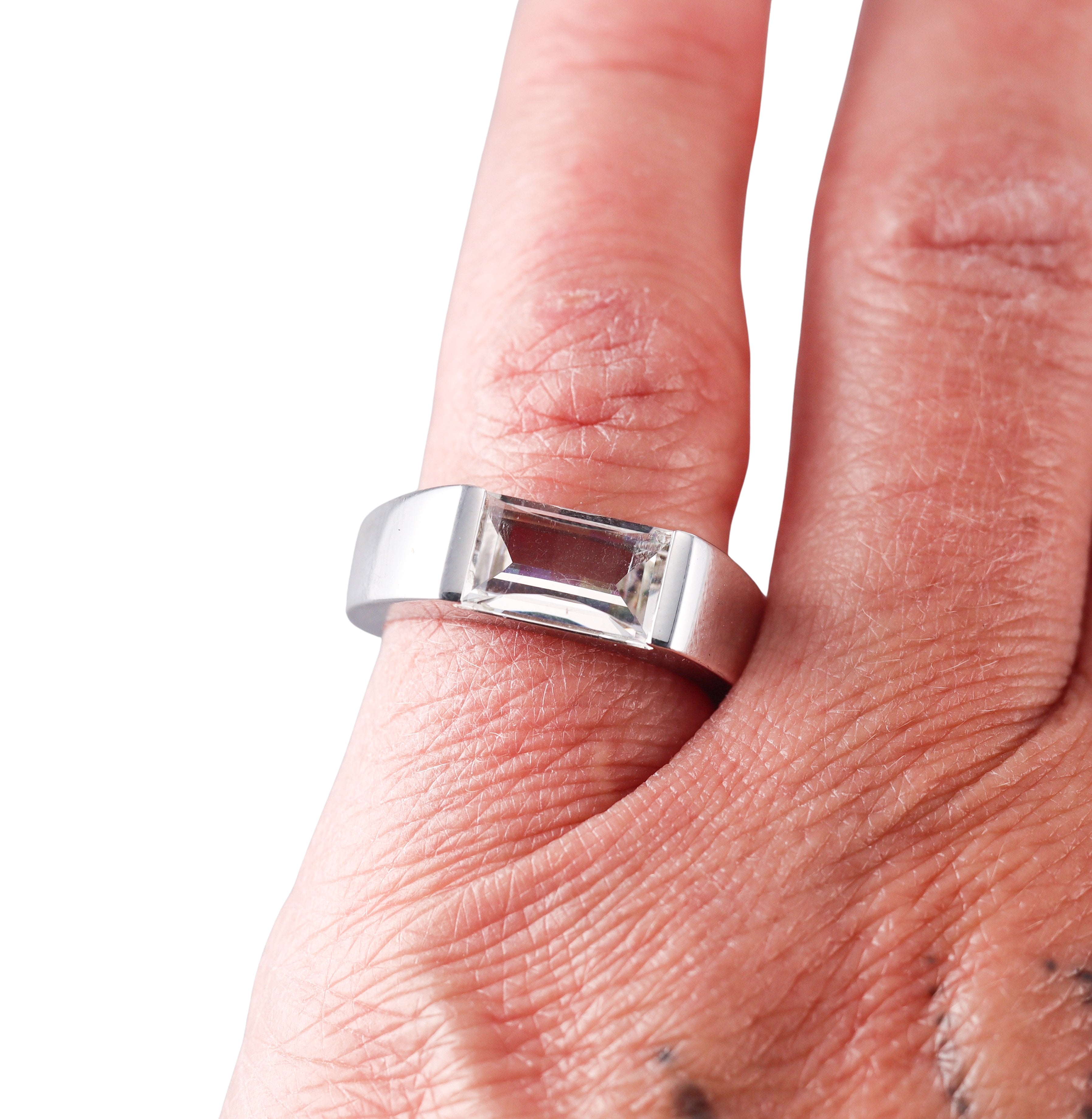 Montblanc Boheme Sterling Crystal Quartz Ring 36261