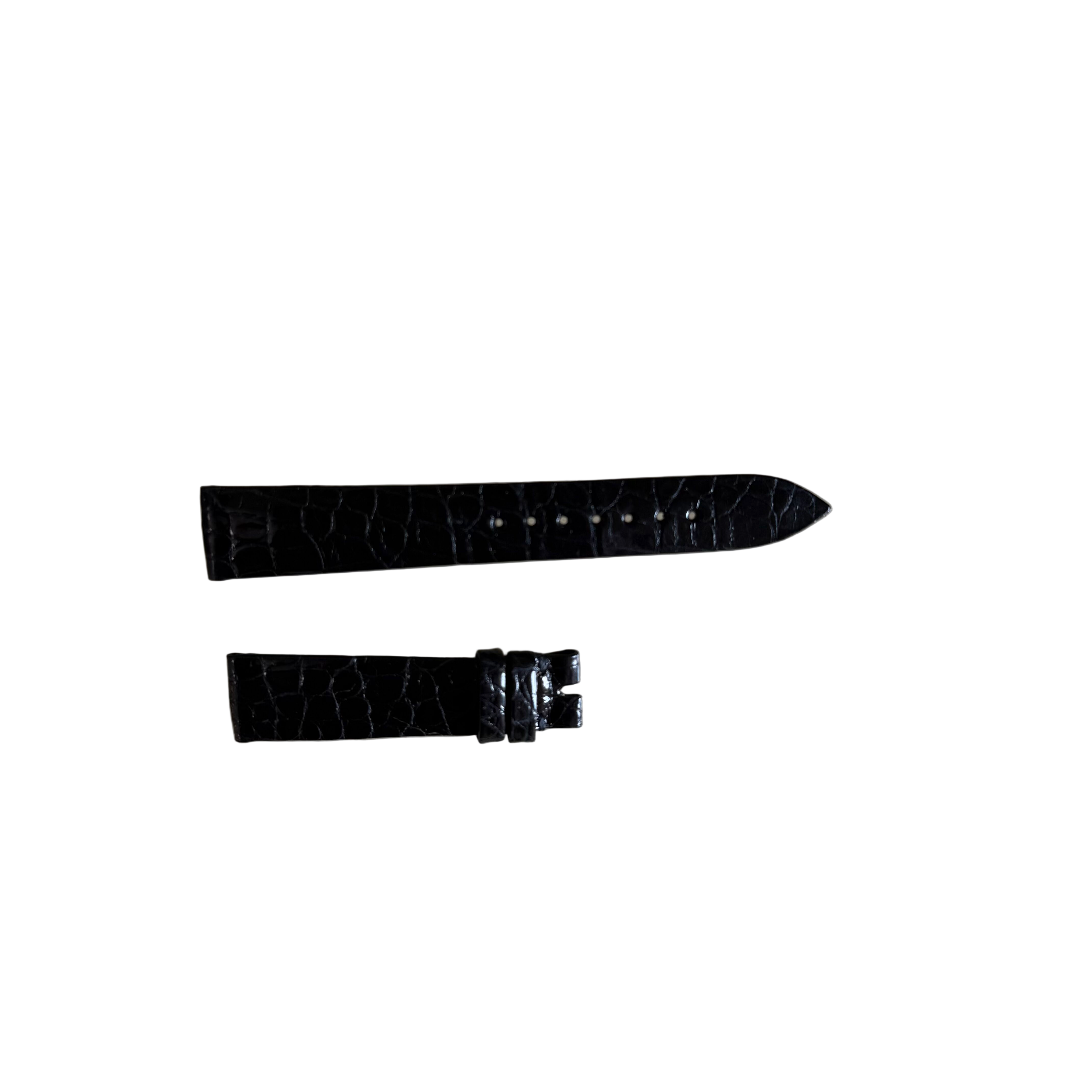 Authentic Breguet Black Crocodile Watch Strap Band 14mm
