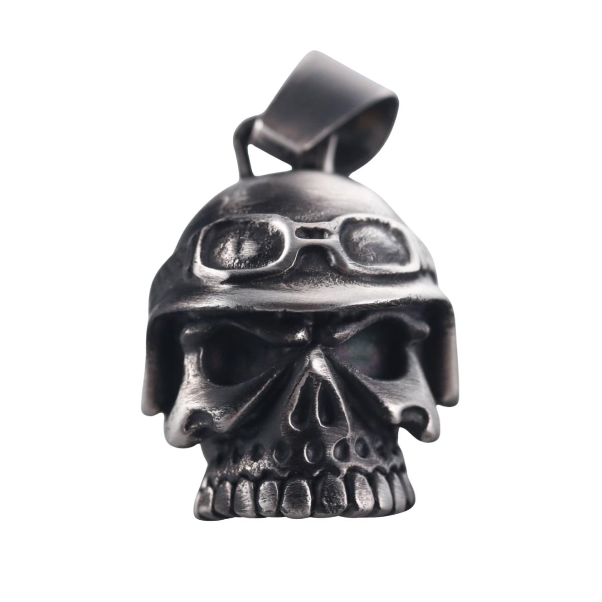 Skull Bomberg Skully Rider Stainless Steel Pendant