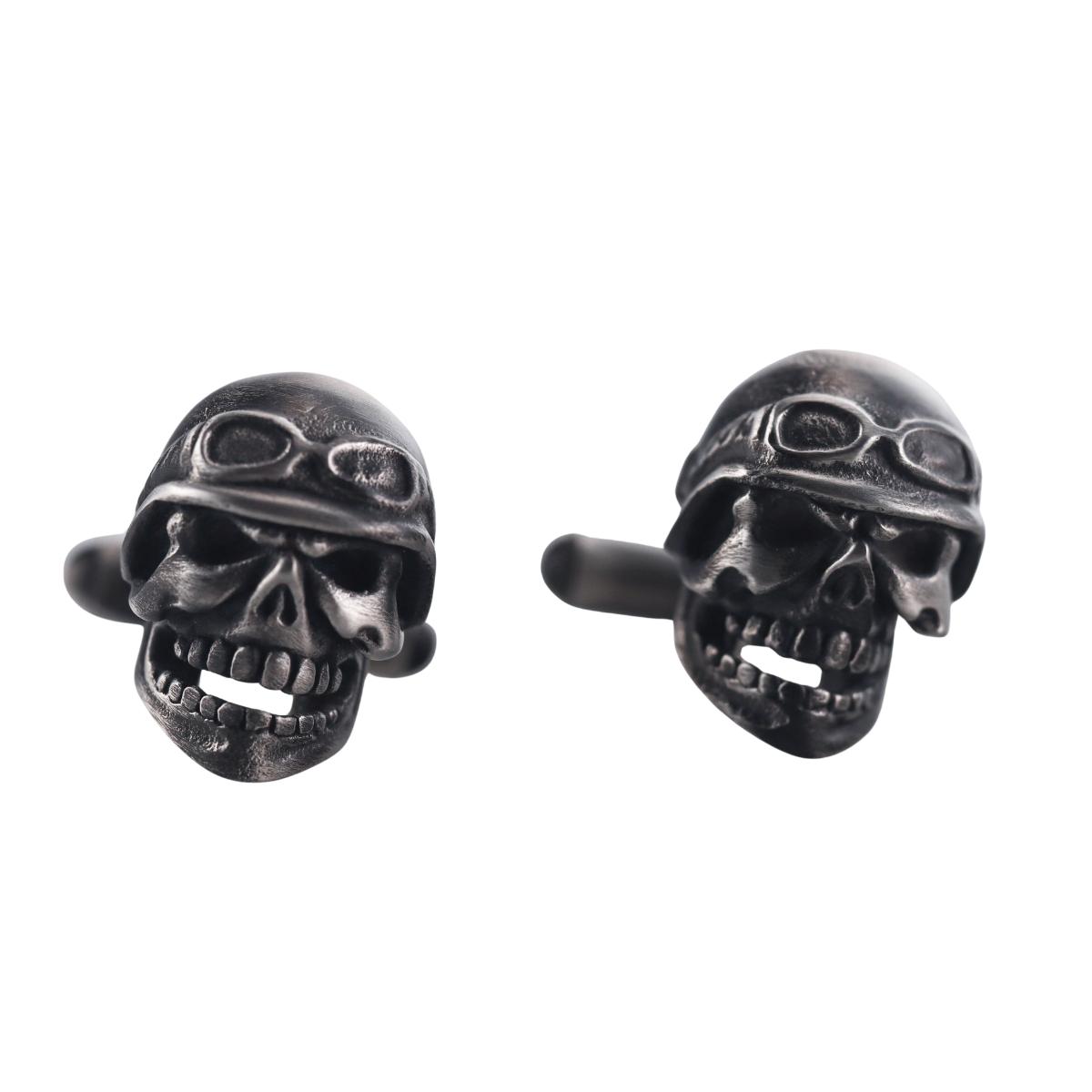 Sull Bomberg Skully Rider Cufflinks