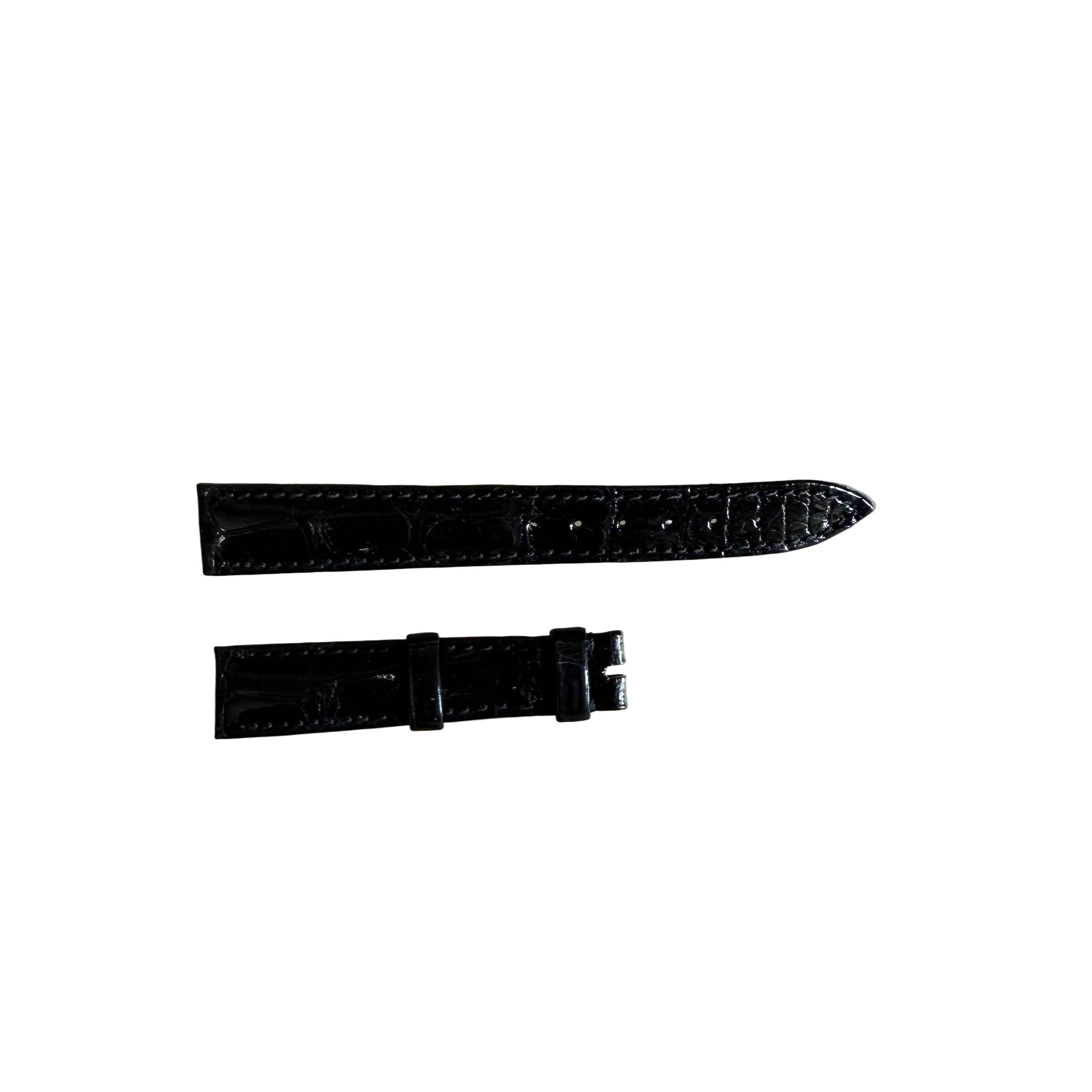 Authentic Breguet Black Crocodile Watch Strap Band 14mm