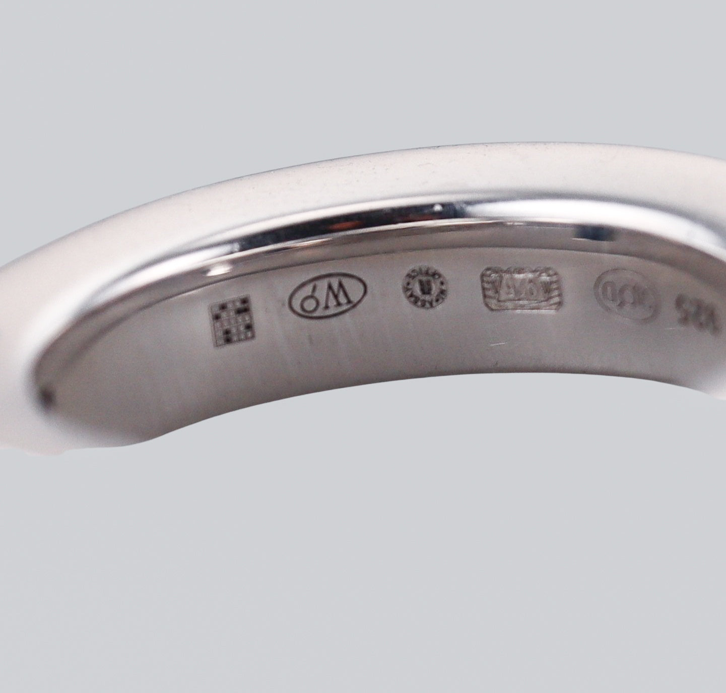 Montblanc Boheme Sterling Onyx Crystal Quartz Ring 36627