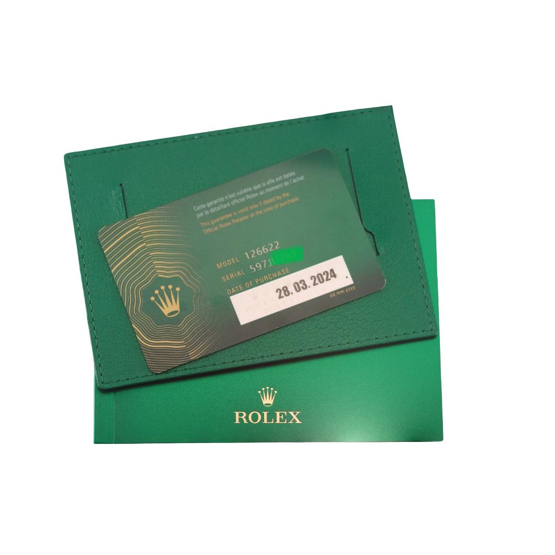Rolex Yacht-Master 40mm Blue Dial Platinum Bezel Watch 126622