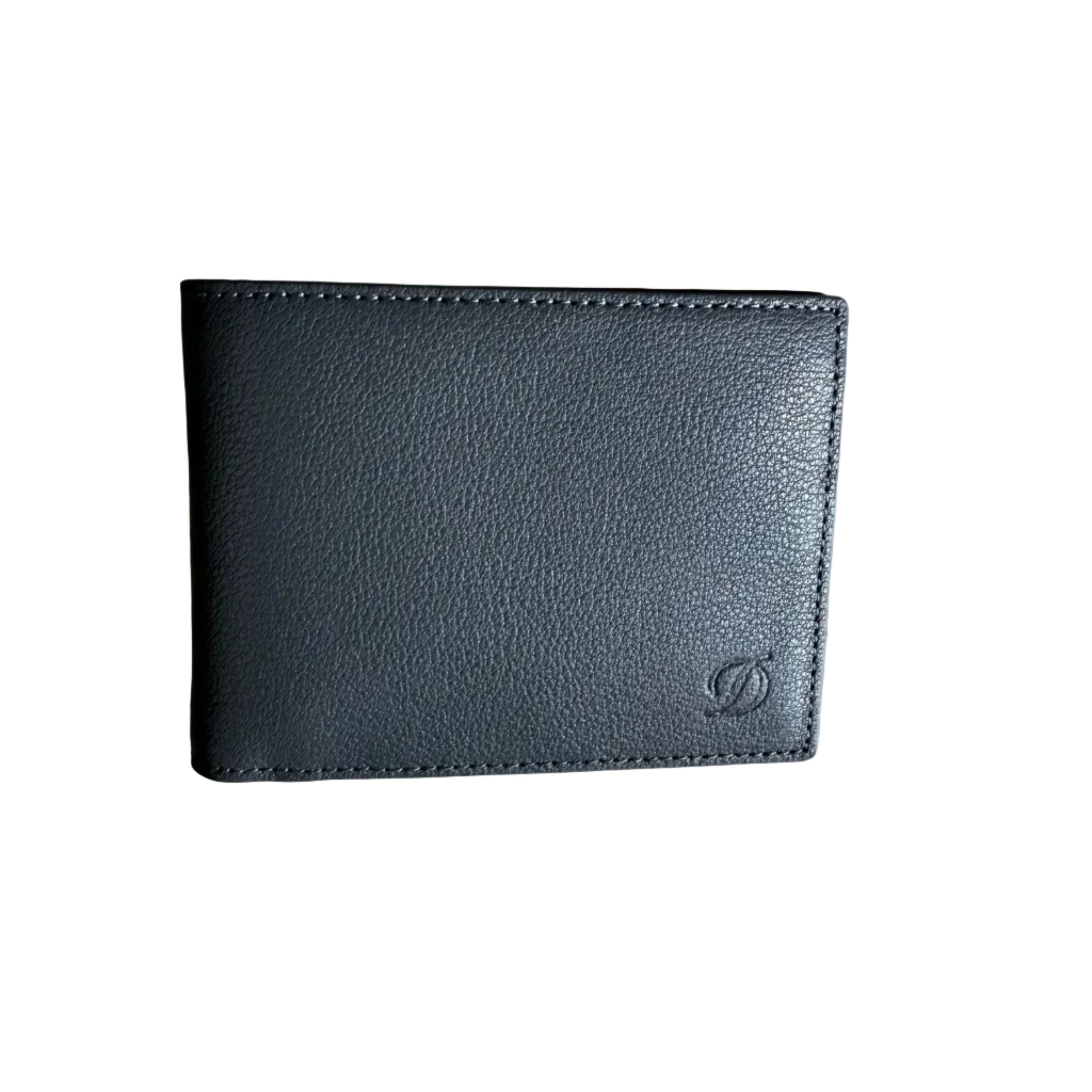 S.T. Dupont Grey Leather 6 Card Wallet 093000C