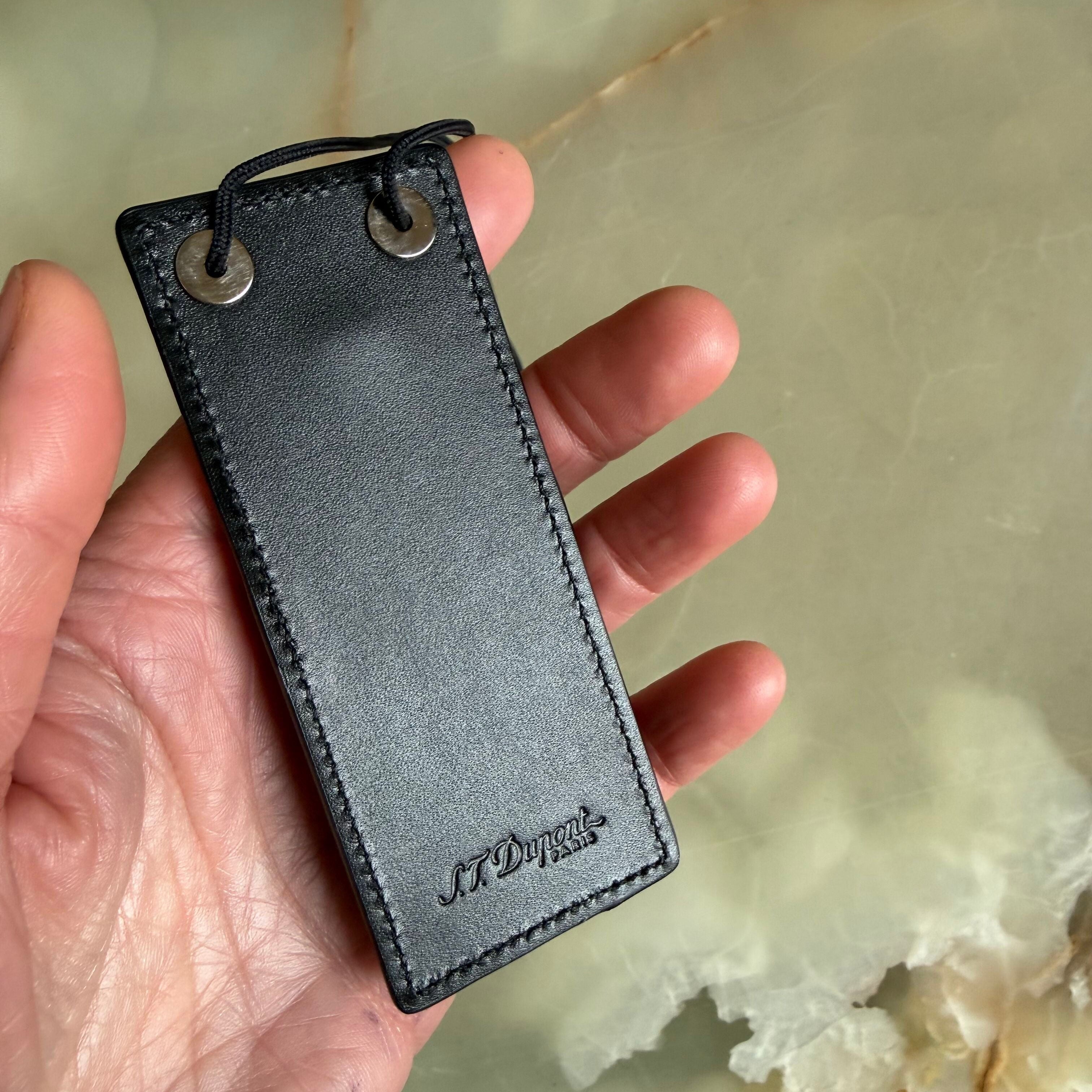 S.T. Dupont Black Leather Lighter Pouch Holder 095103DC