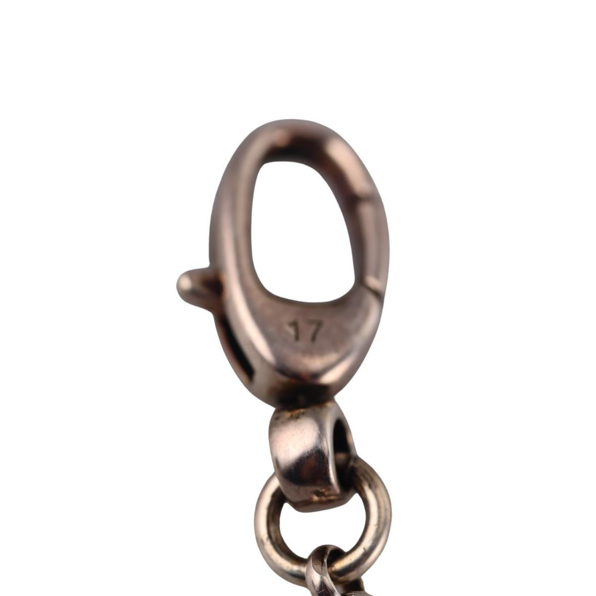 Gucci GG Marmont Key Charm Sterling Silver Bracelet