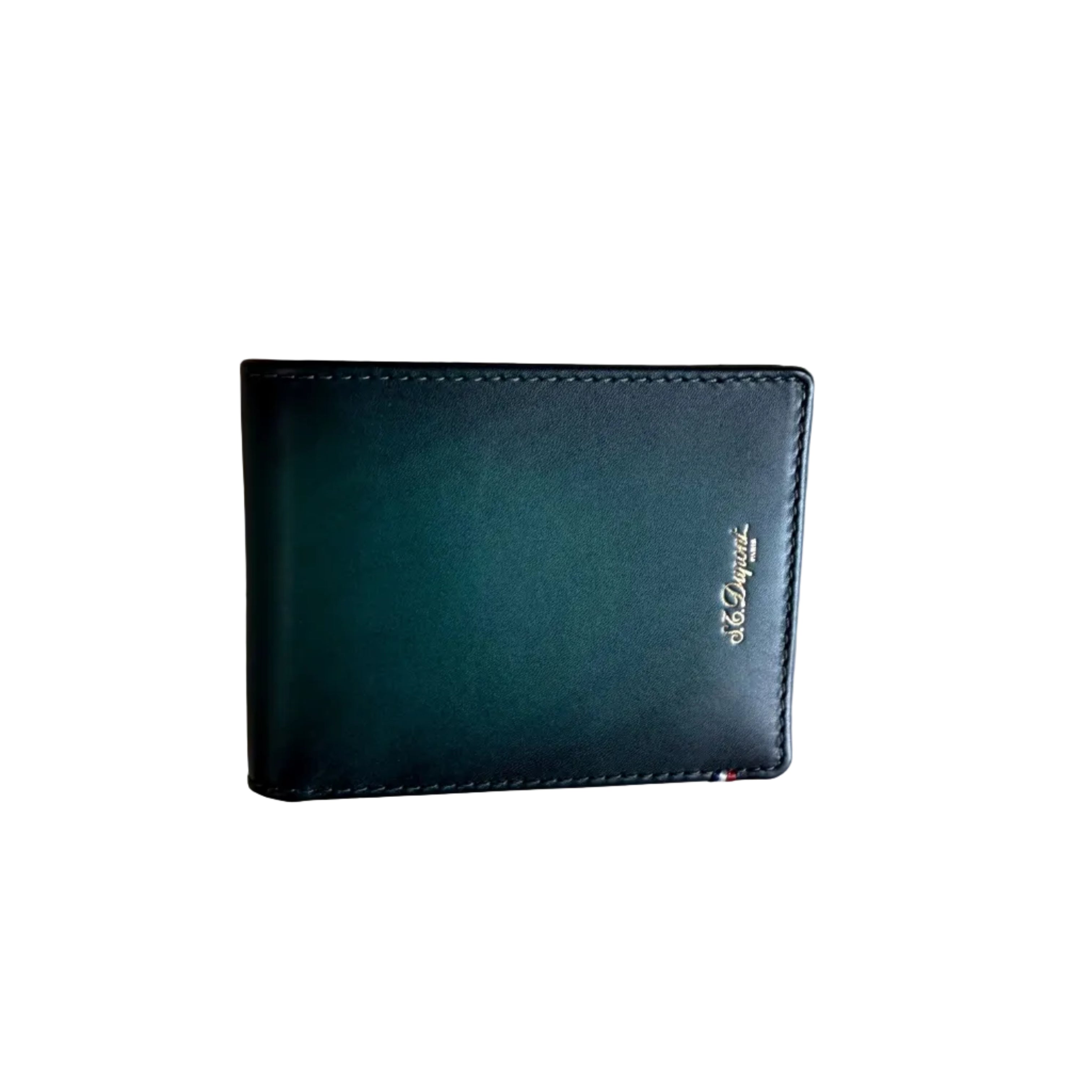 S.T. Dupont Rouge Collection Dark Green Leather Wallet 190430