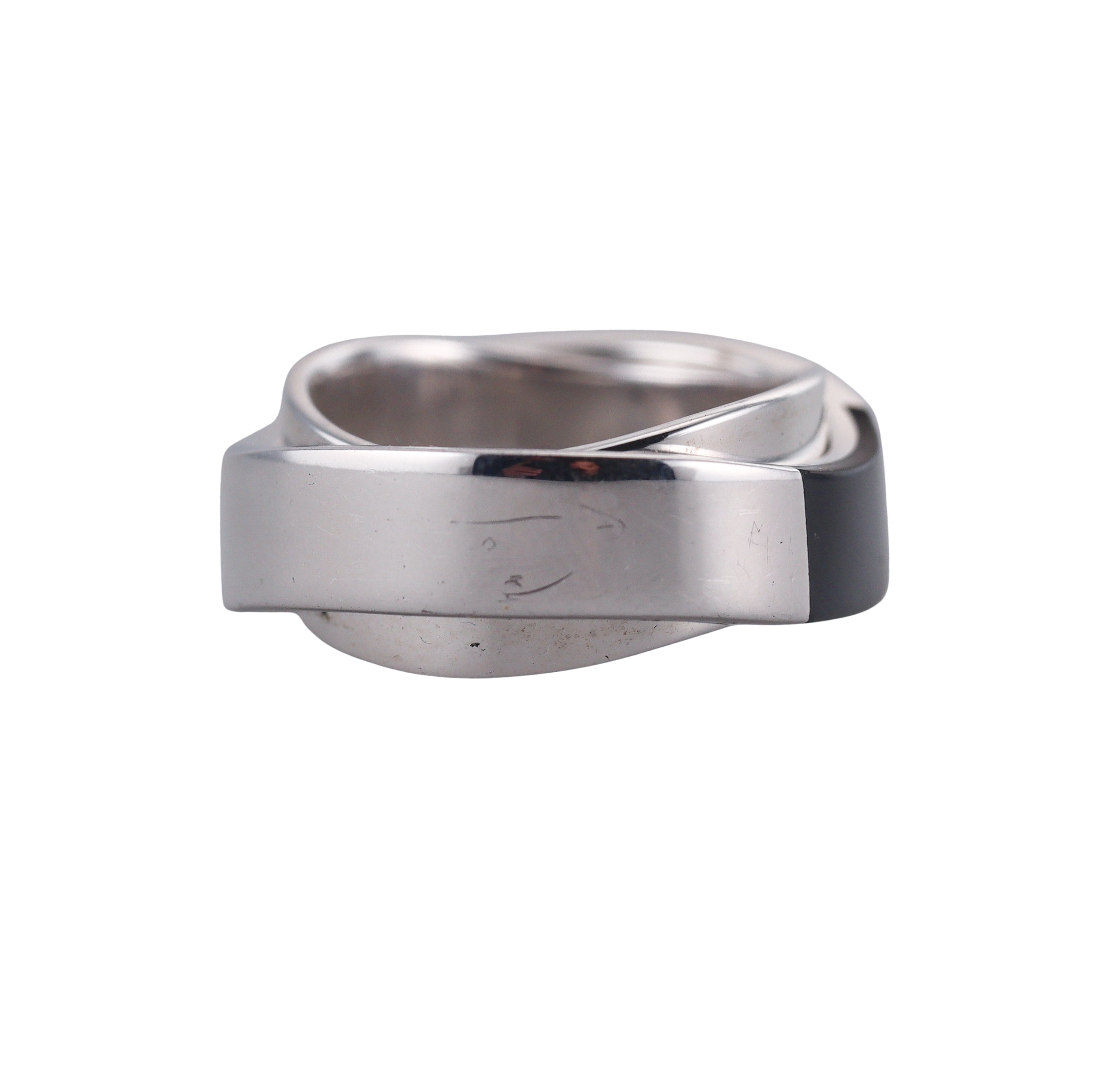 Montblanc Profile Sterling Ring with Resin Inlay 36210