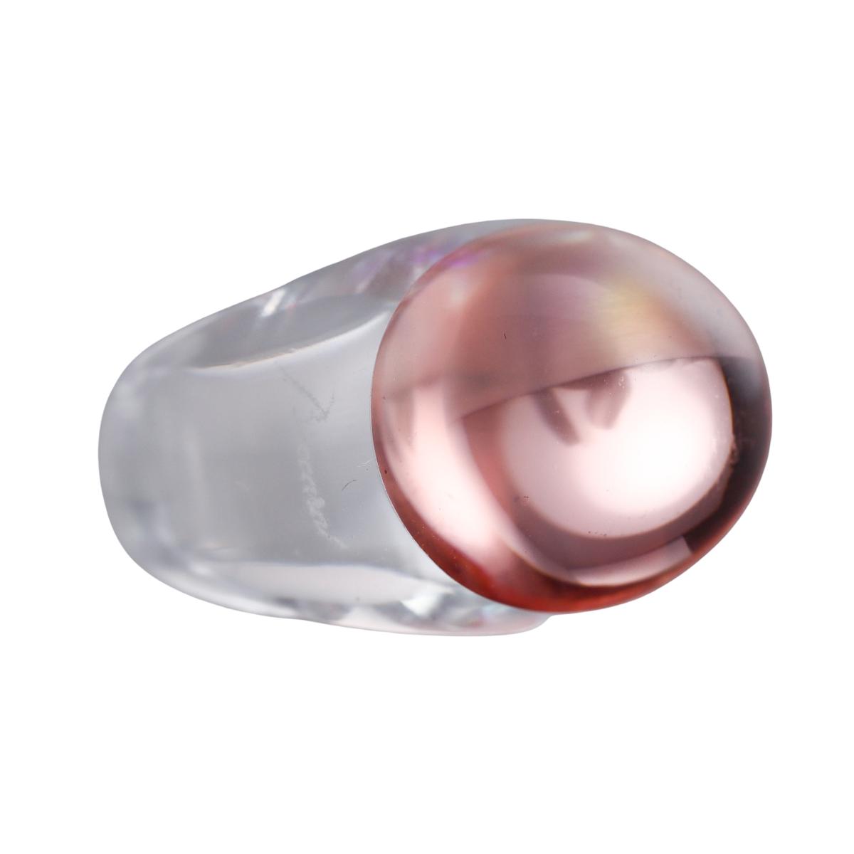 Baccarat Jewelry Tango Riviera Pink Crystal Ring