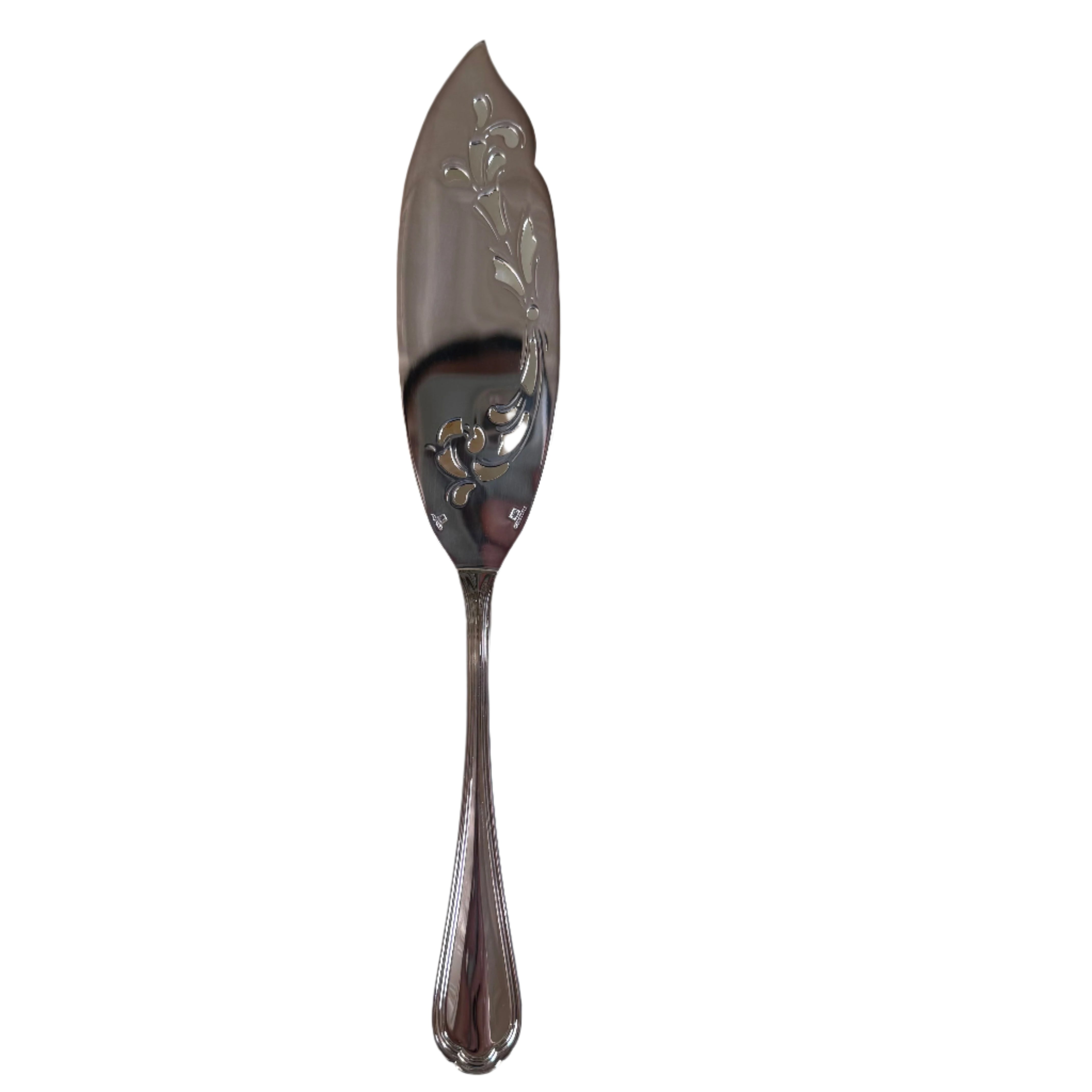 Christofle Spatours Silver Plated Old Style Fish Serving Knife 0012079