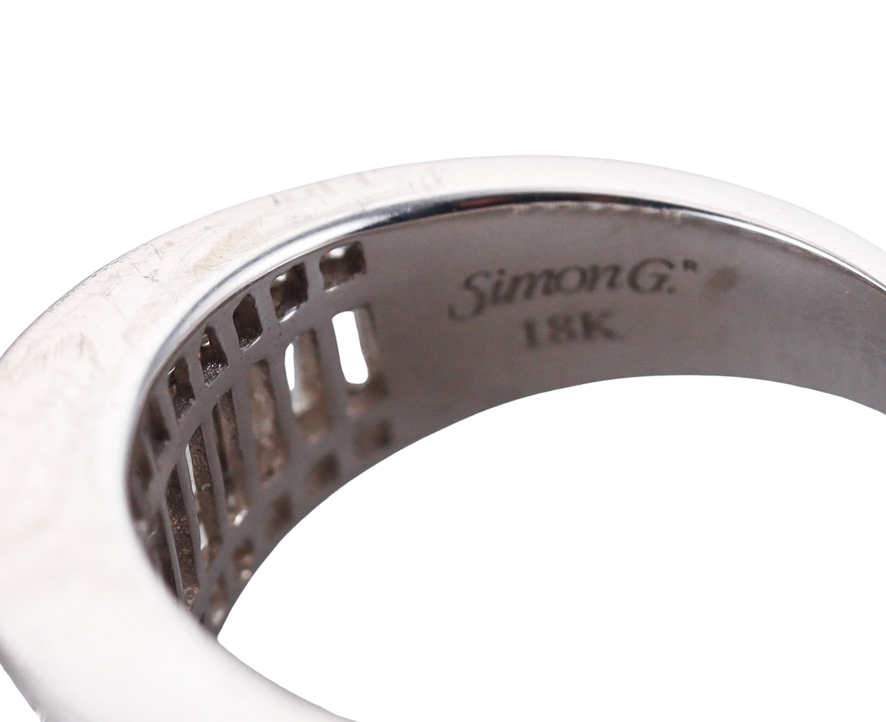 Simon G 18k Gold Diamond Ring