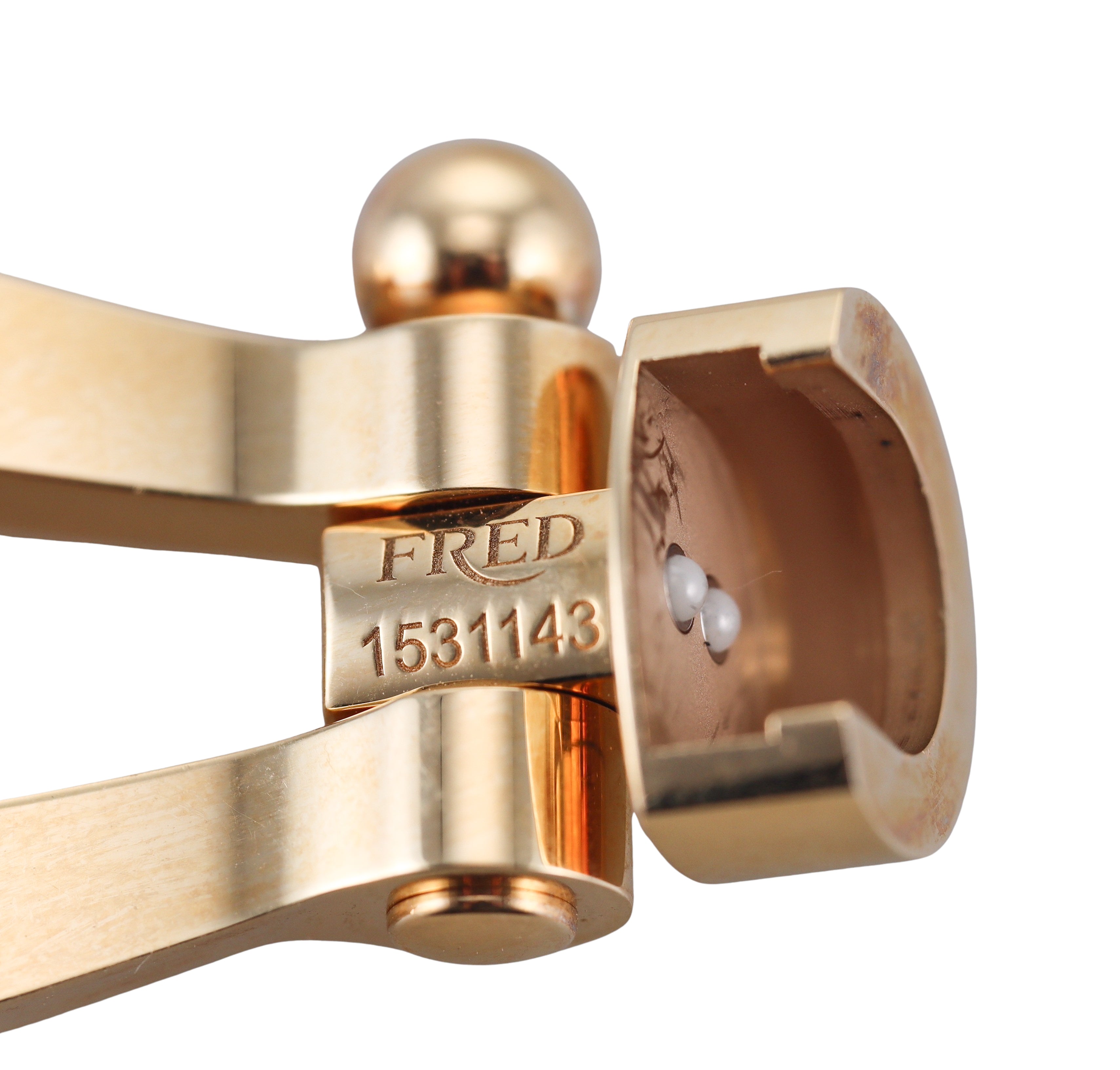 Fred Force 10 18k Yellow Gold Buckle XL
