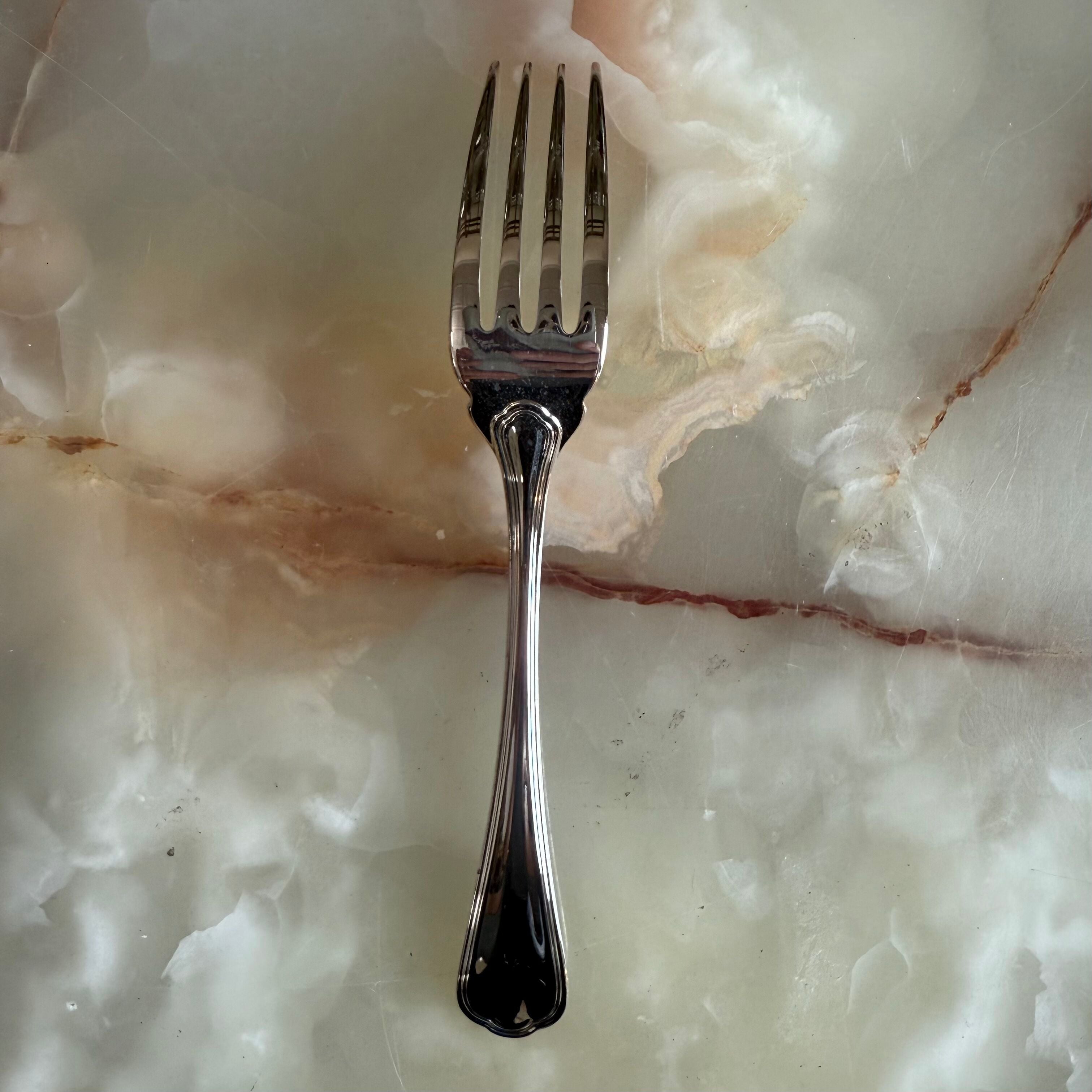 Christofle Spatours Silver Plated Fish Fork Set of 4 0012021