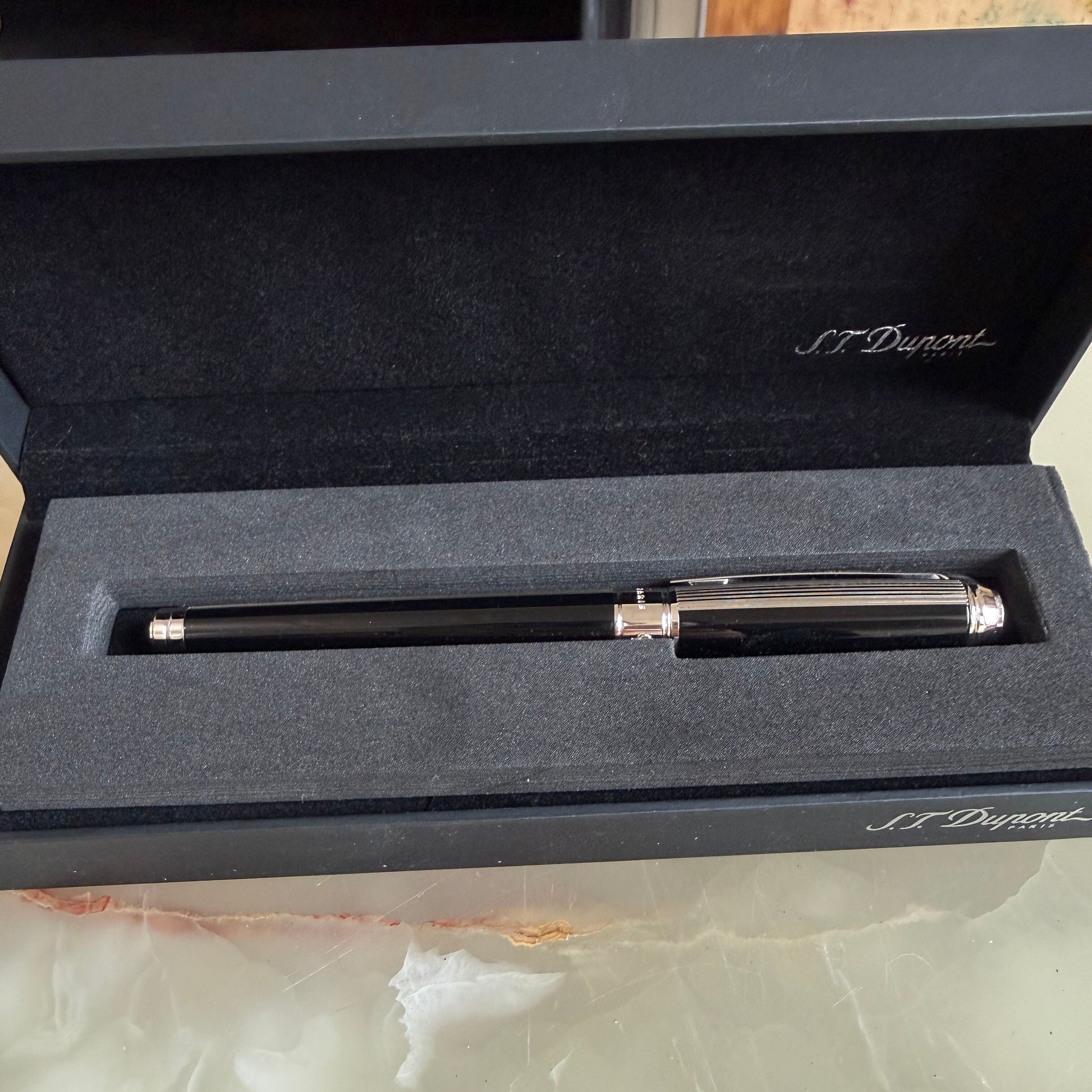 S.T. Dupont Line D Palladium Black Pen 412110M
