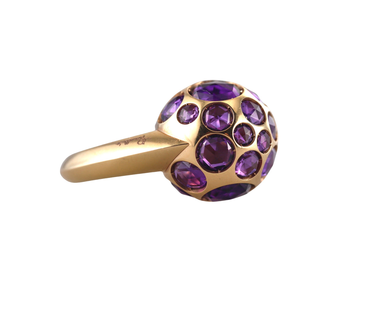 Pomellato Harem 18k Yellow Gold Amethyst Ring