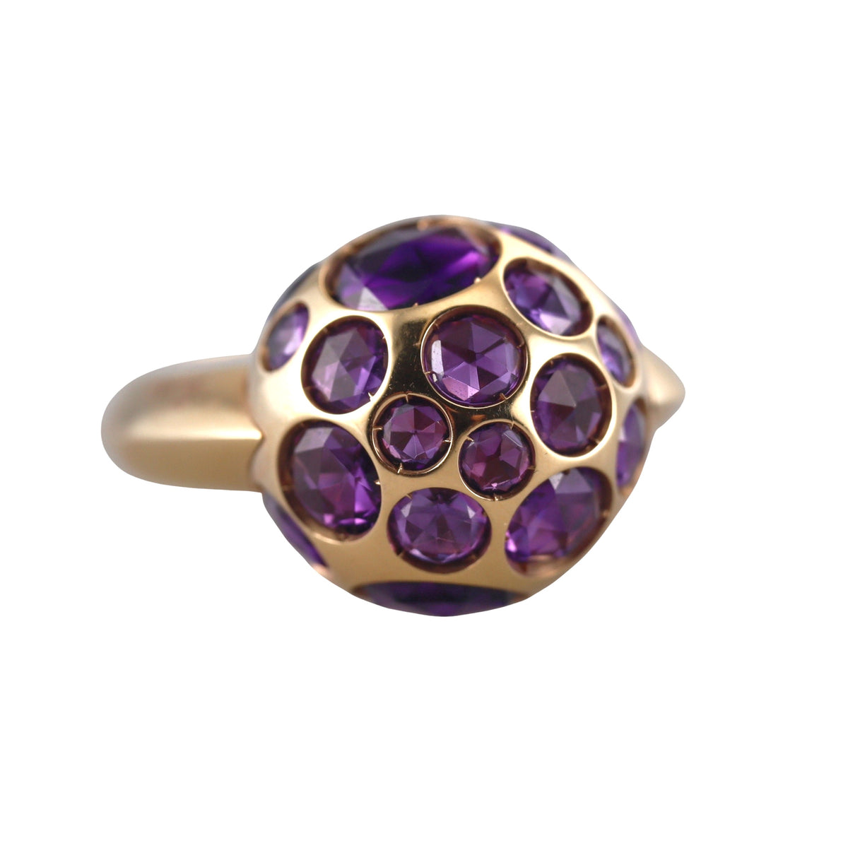 Pomellato Harem 18k Yellow Gold Amethyst Ring