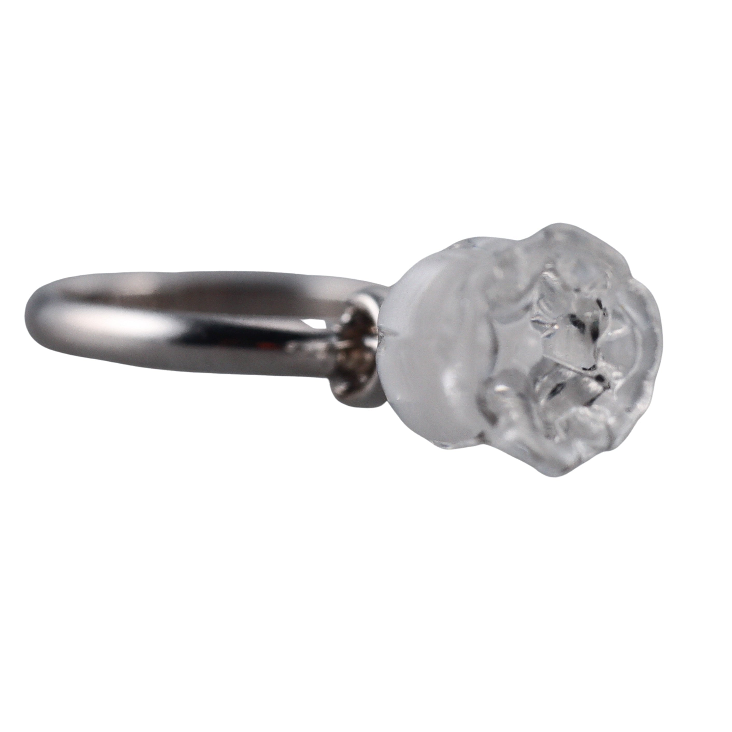 Lalique Lily Of The Valley Sterling Silver Ring 045095
