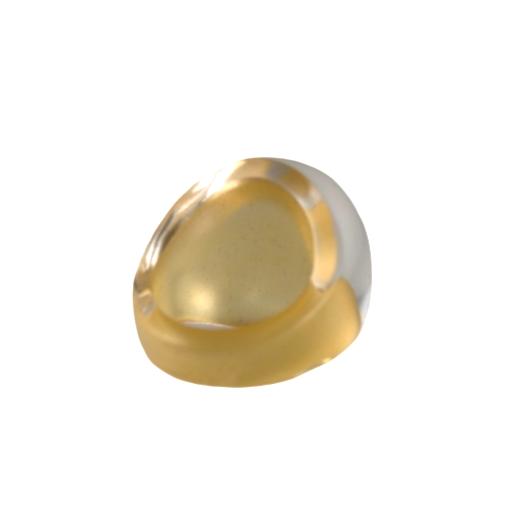 Lalique Cabochon Yellow Crystal Ring