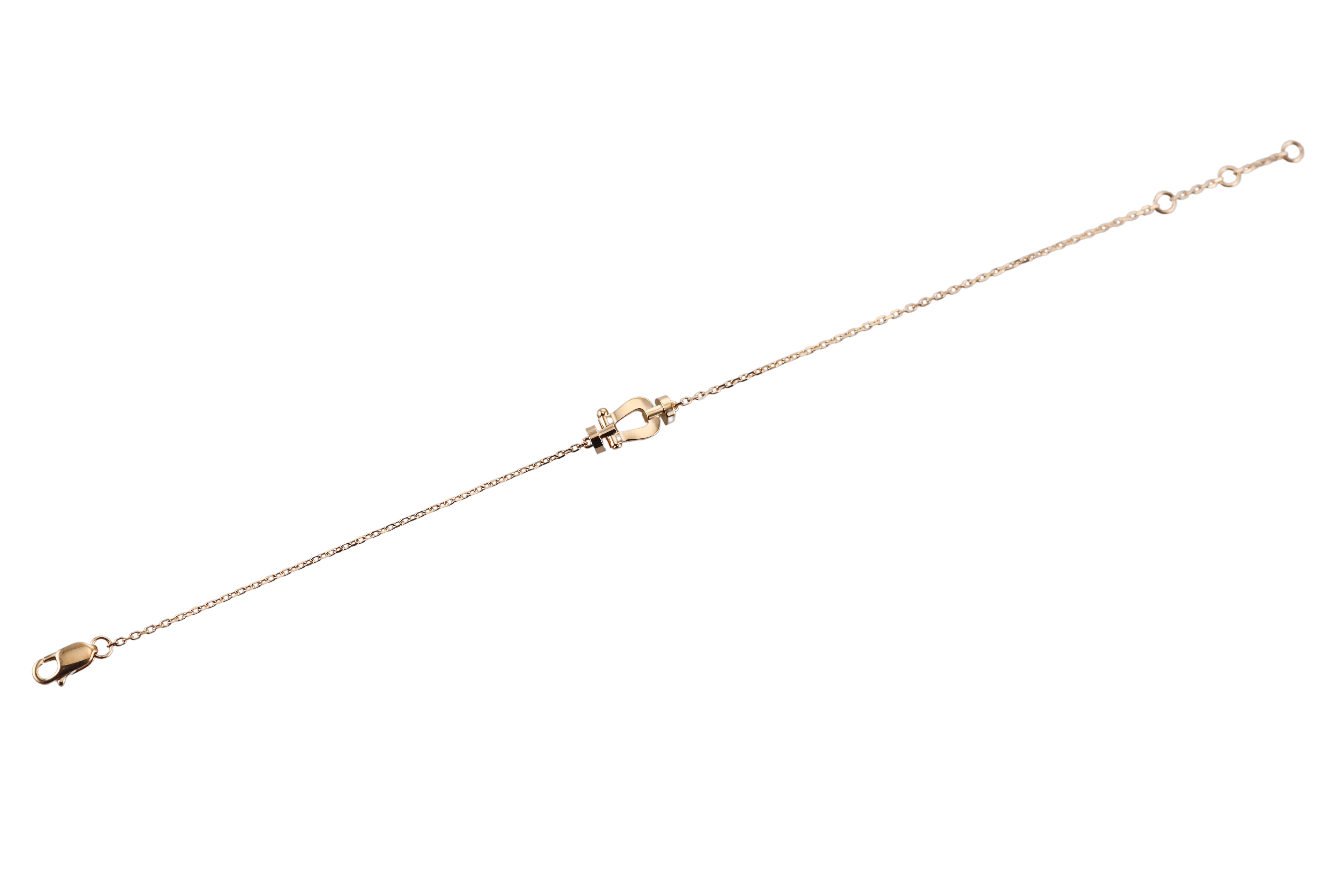 Fred Force 10 18k Yellow Gold Chain Bracelet XS