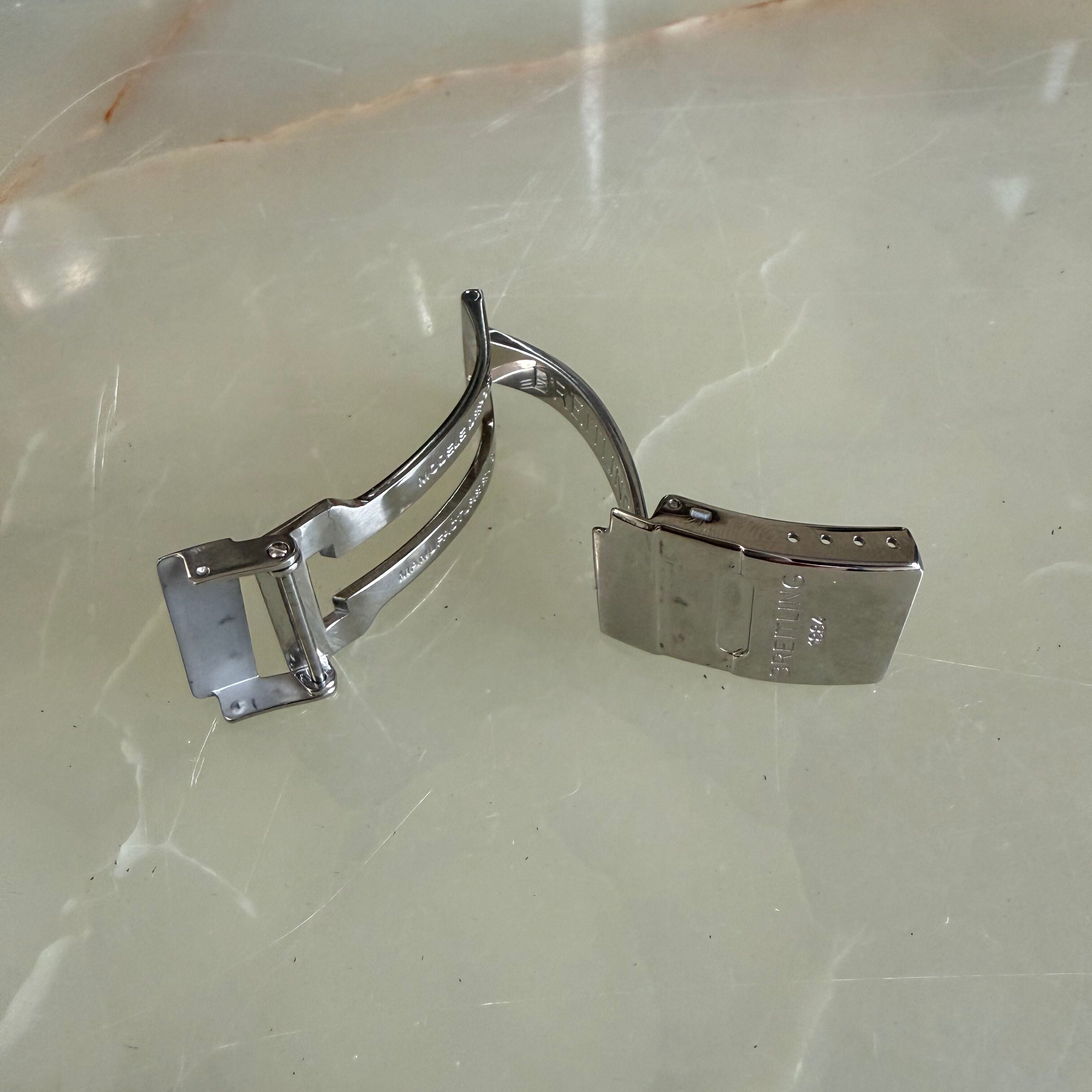 Authentic Breitling Stainless Steel 18mm Clasp Buckle