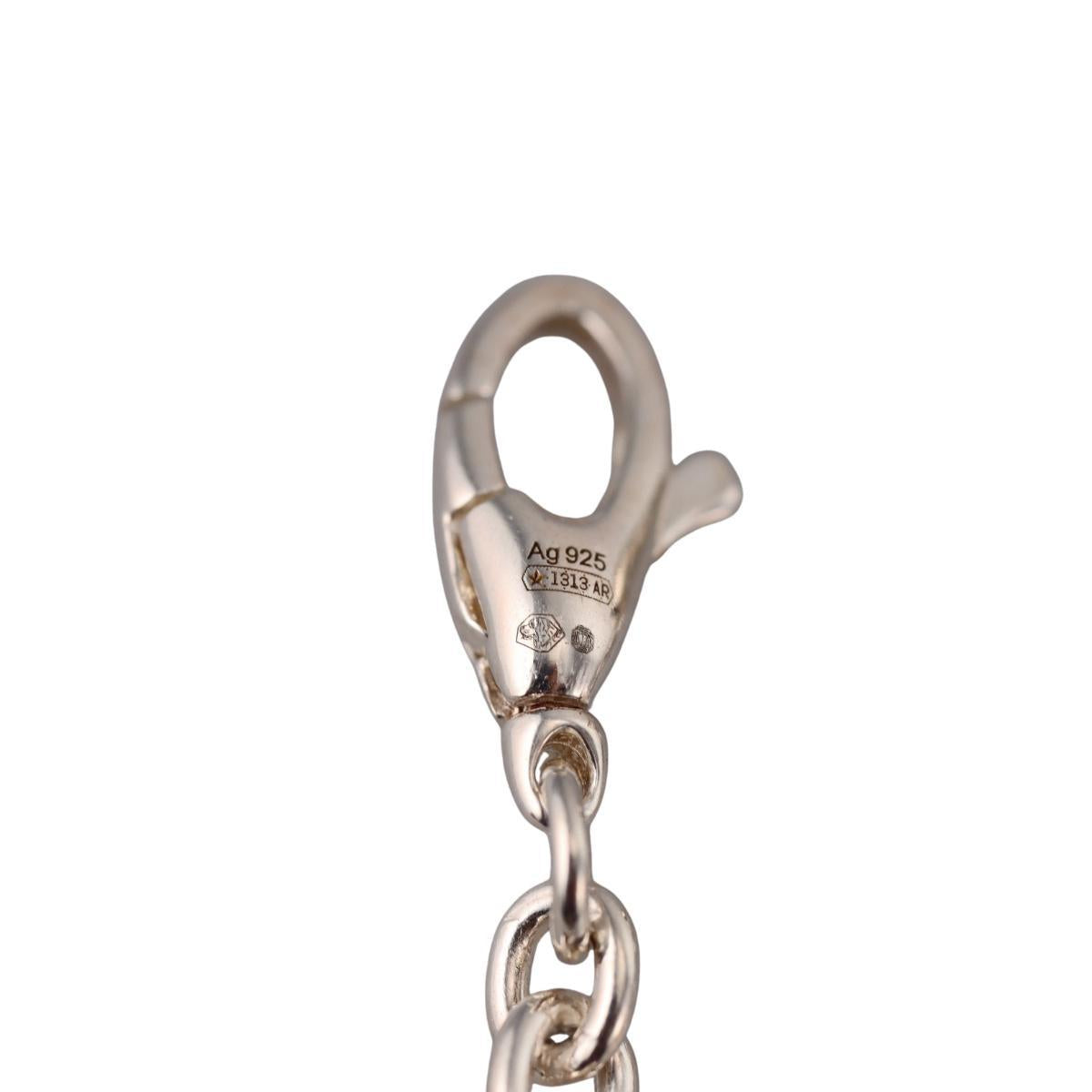 Gucci Trademark Heart Pendant Sterling Silver Necklace