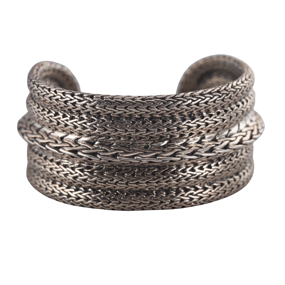 John Hardy Sterling Silver Cuff Bracelet Retail $1995