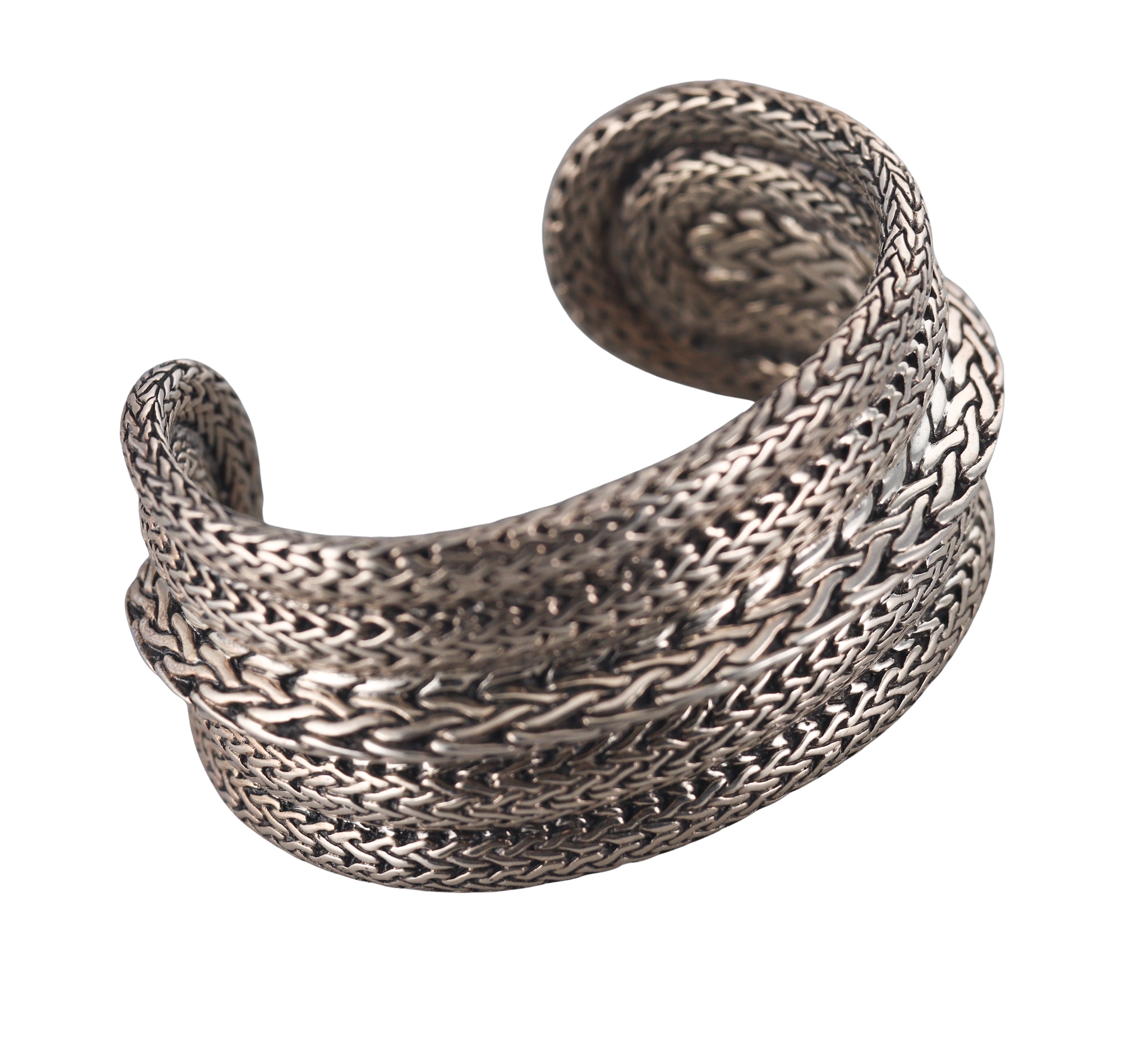 John Hardy Sterling Silver Cuff Bracelet Retail $1995