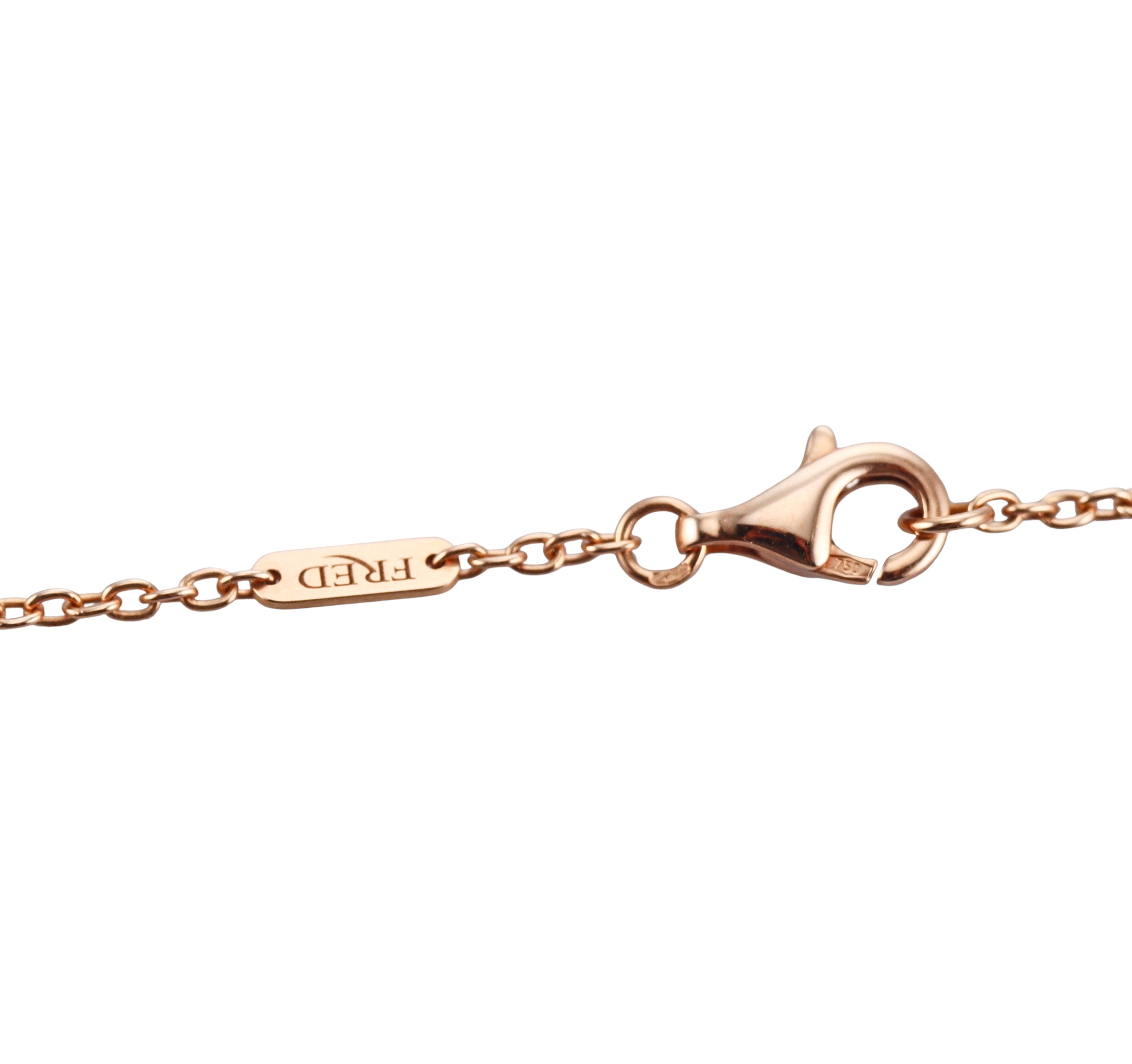 Fred Chance Infinie 18k Rose Gold Diamond Necklace
