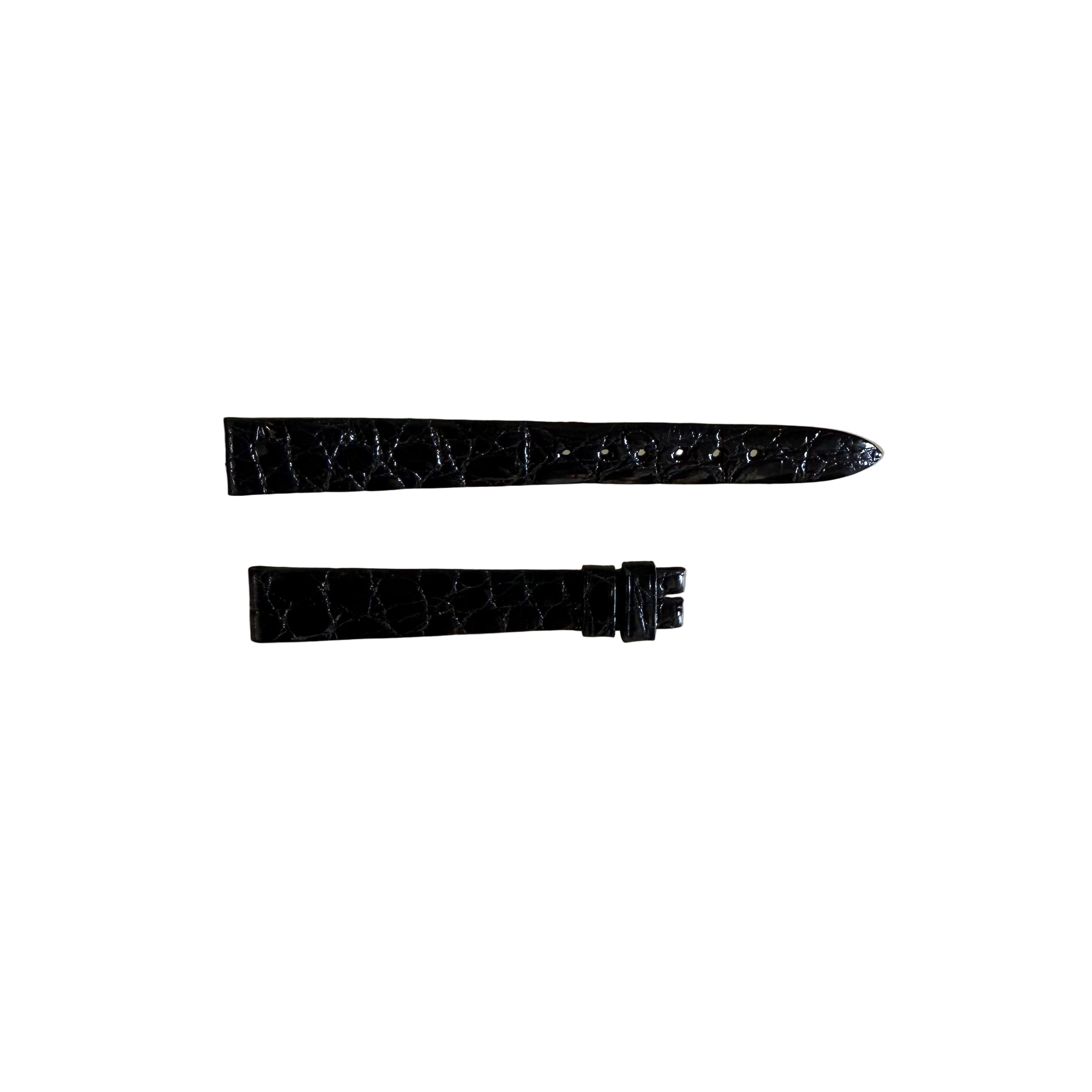 Authentic Breguet Black Crocodile Watch Strap Band 12mm