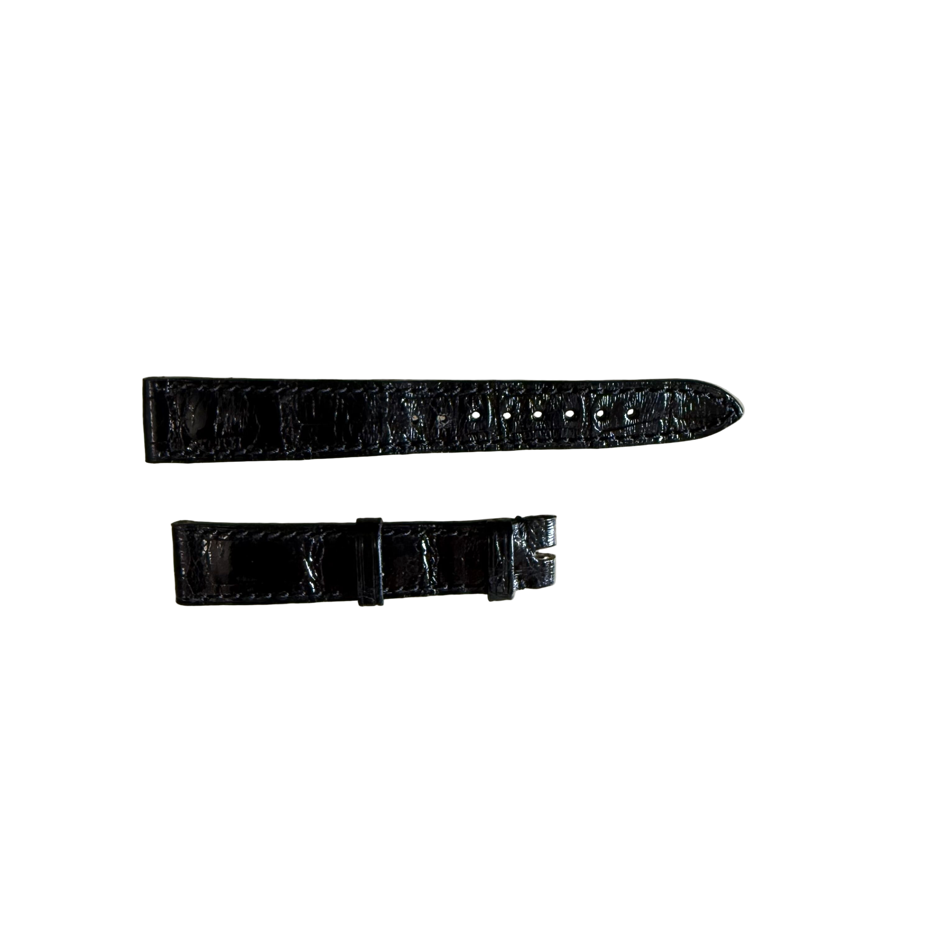 Authentic Breguet Black Crocodile Watch Strap Band 16mm