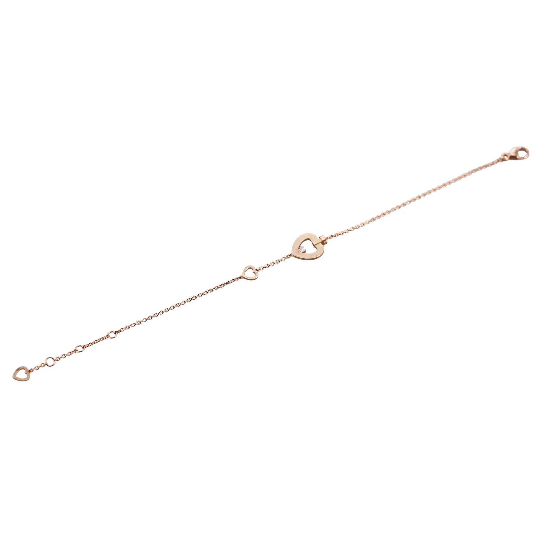 Fred Pretty Woman 18k Diamond Heart Bracelet