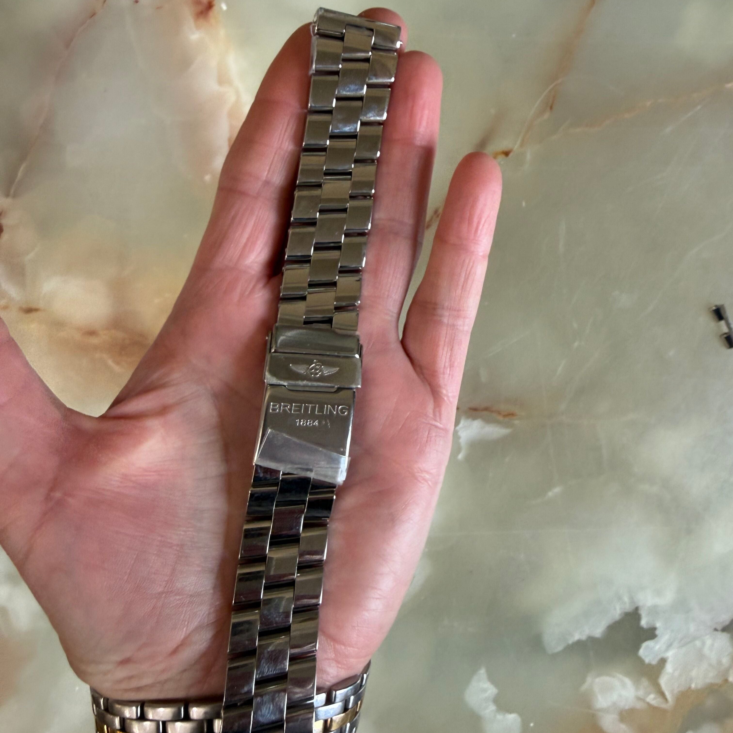 Authentic Breitling Stainless Steel 22mm Watch Bracelet W0508