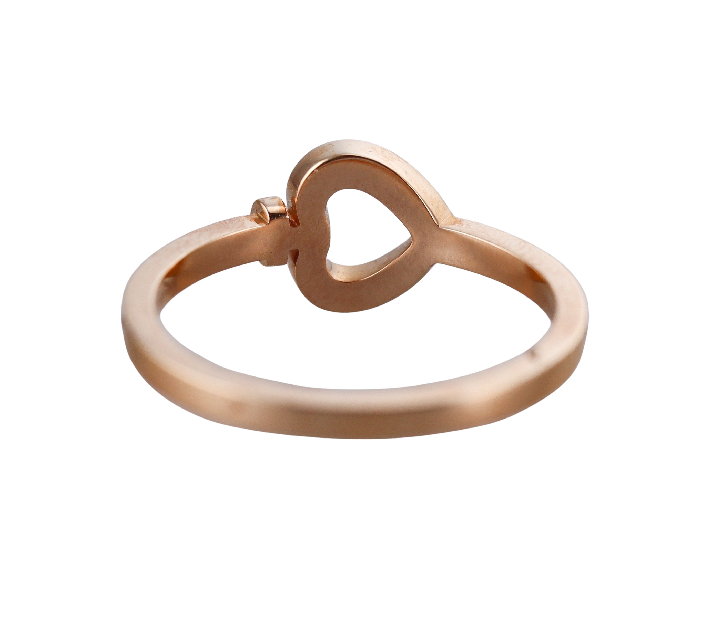 Fred Pretty Woman 18k Gold Diamond Mini Heart Ring