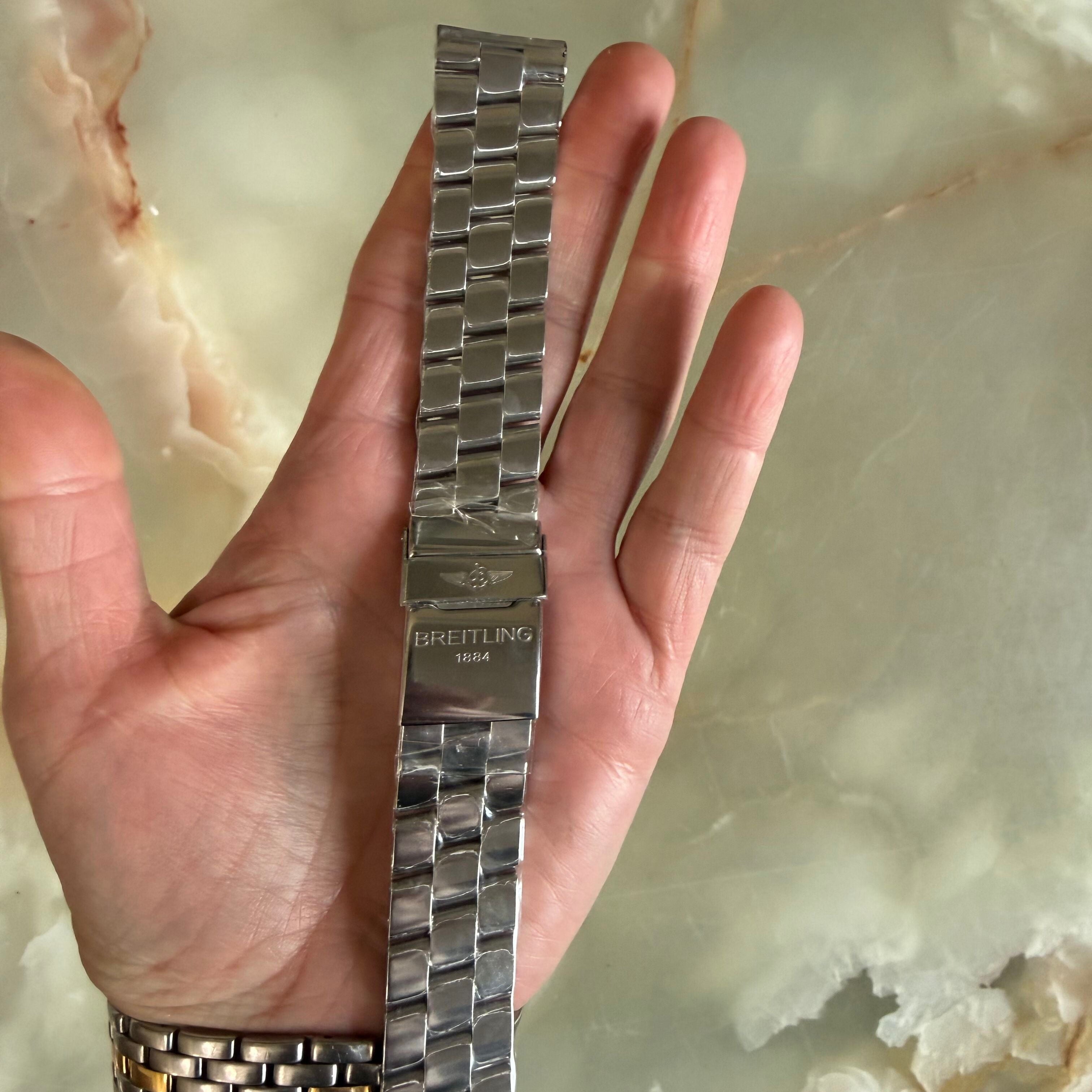 Authentic Breitling Stainless Steel 22mm Watch Bracelet W0211
