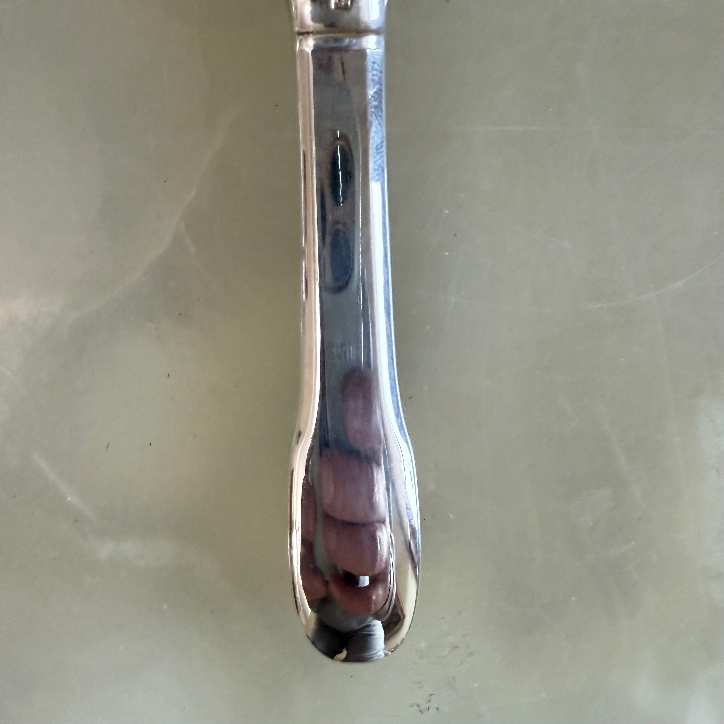Christofle Cluny Silver Plated Dessert Knife Set of 6