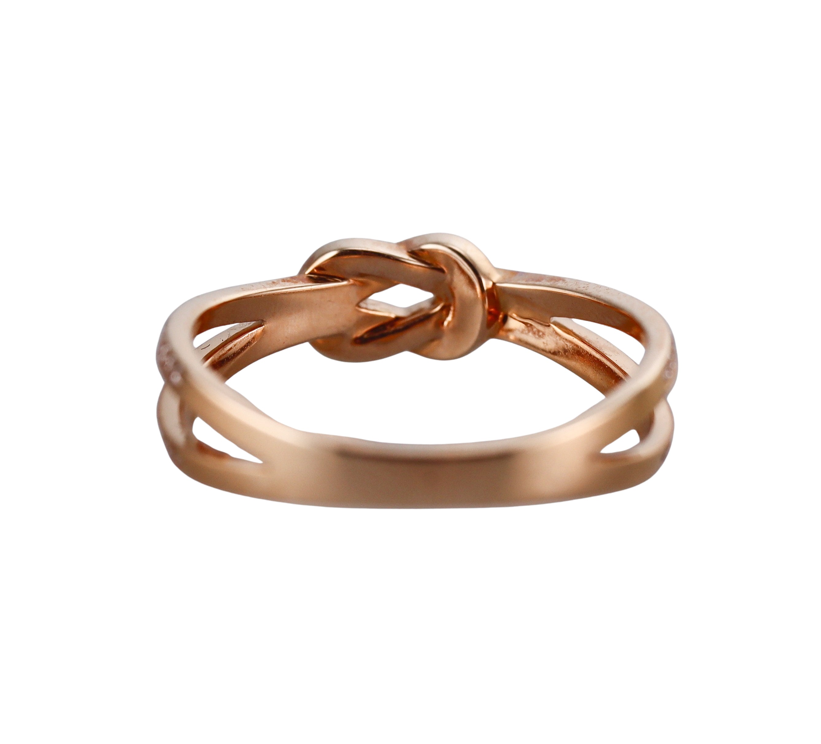 Fred Force 10 18k Rose Gold Diamond Small Model Ring