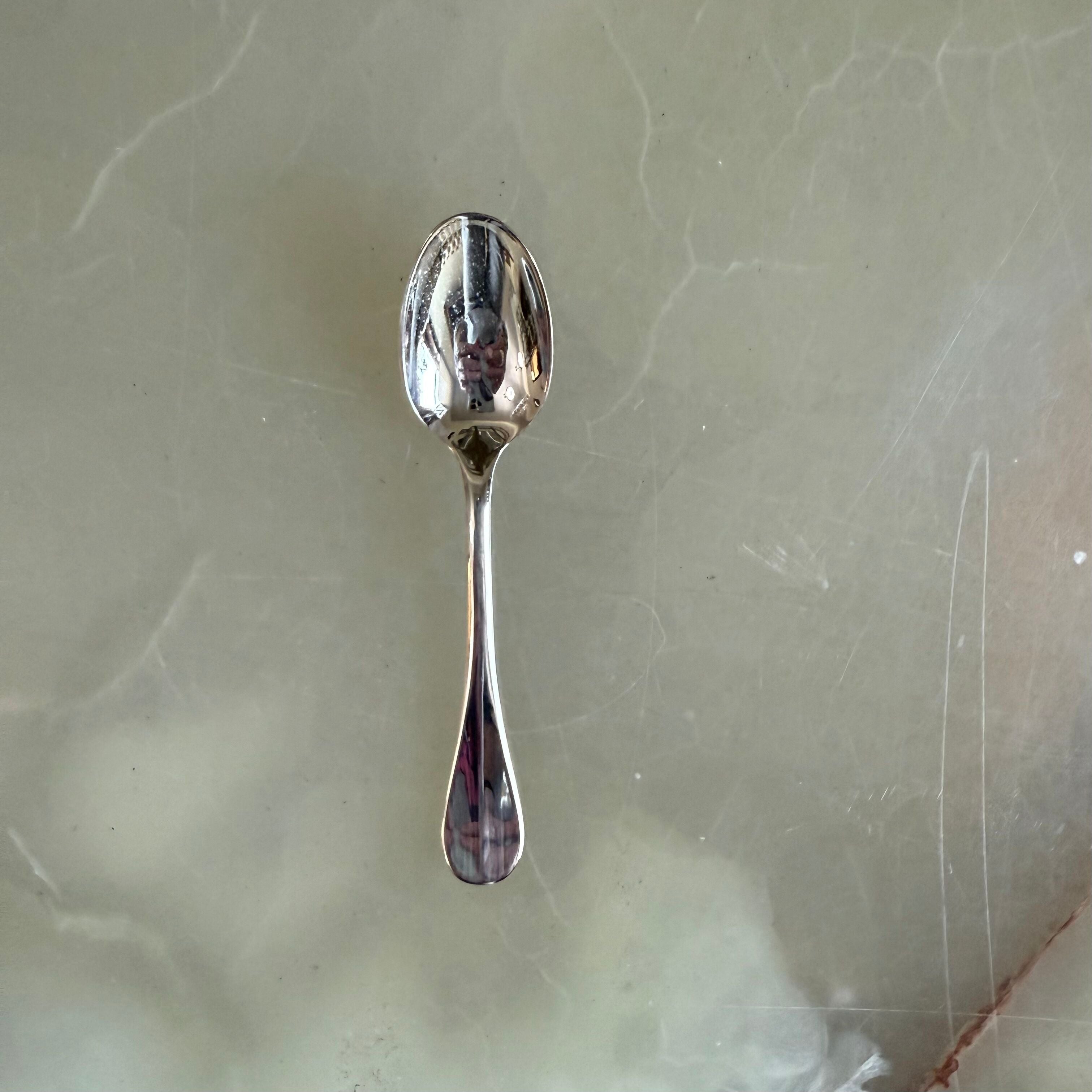 Christofle Fidelio Silver Plated Demitasse Spoon Set of 12 0560036