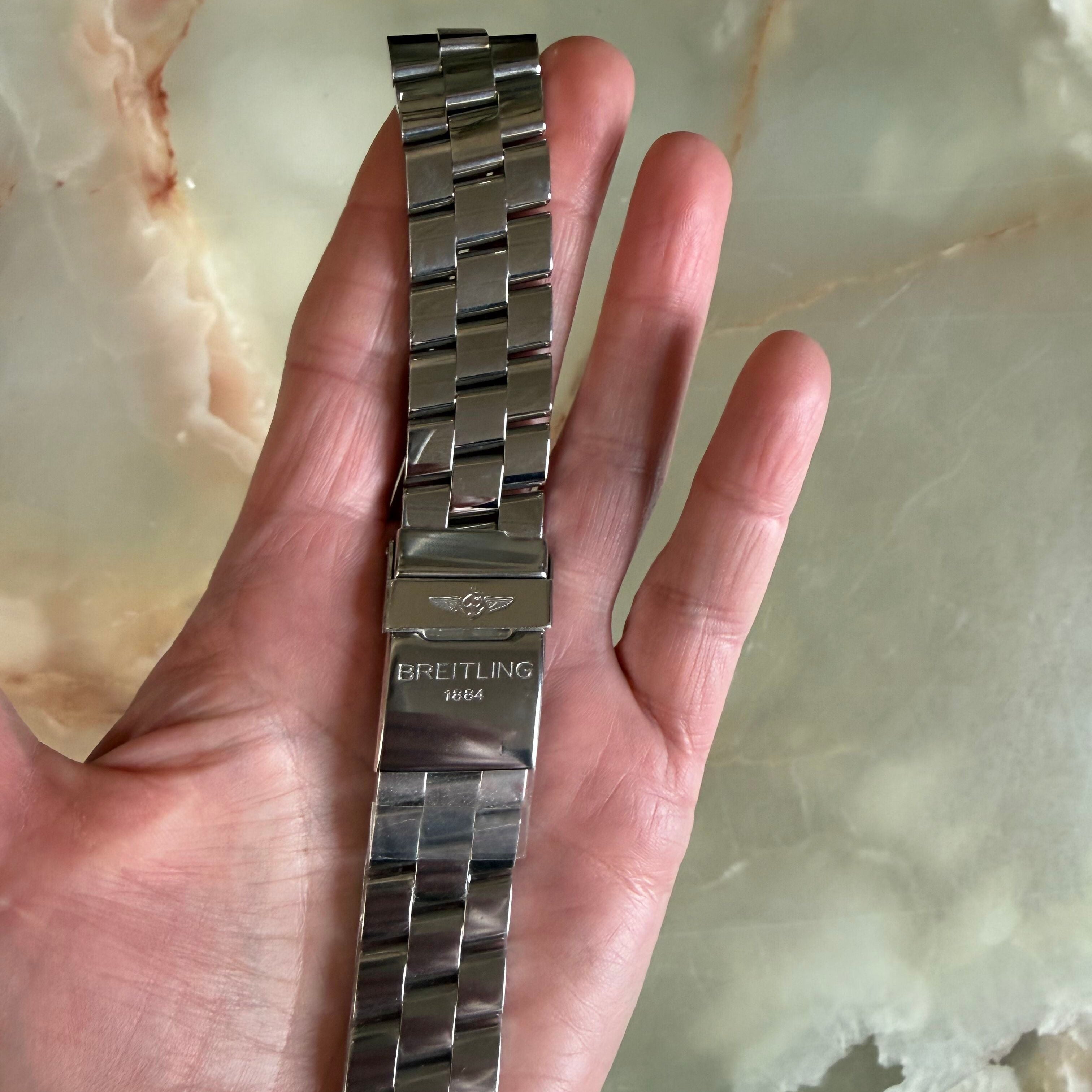 Authentic Breitling Stainless Steel 22mm Watch Bracelet W4011
