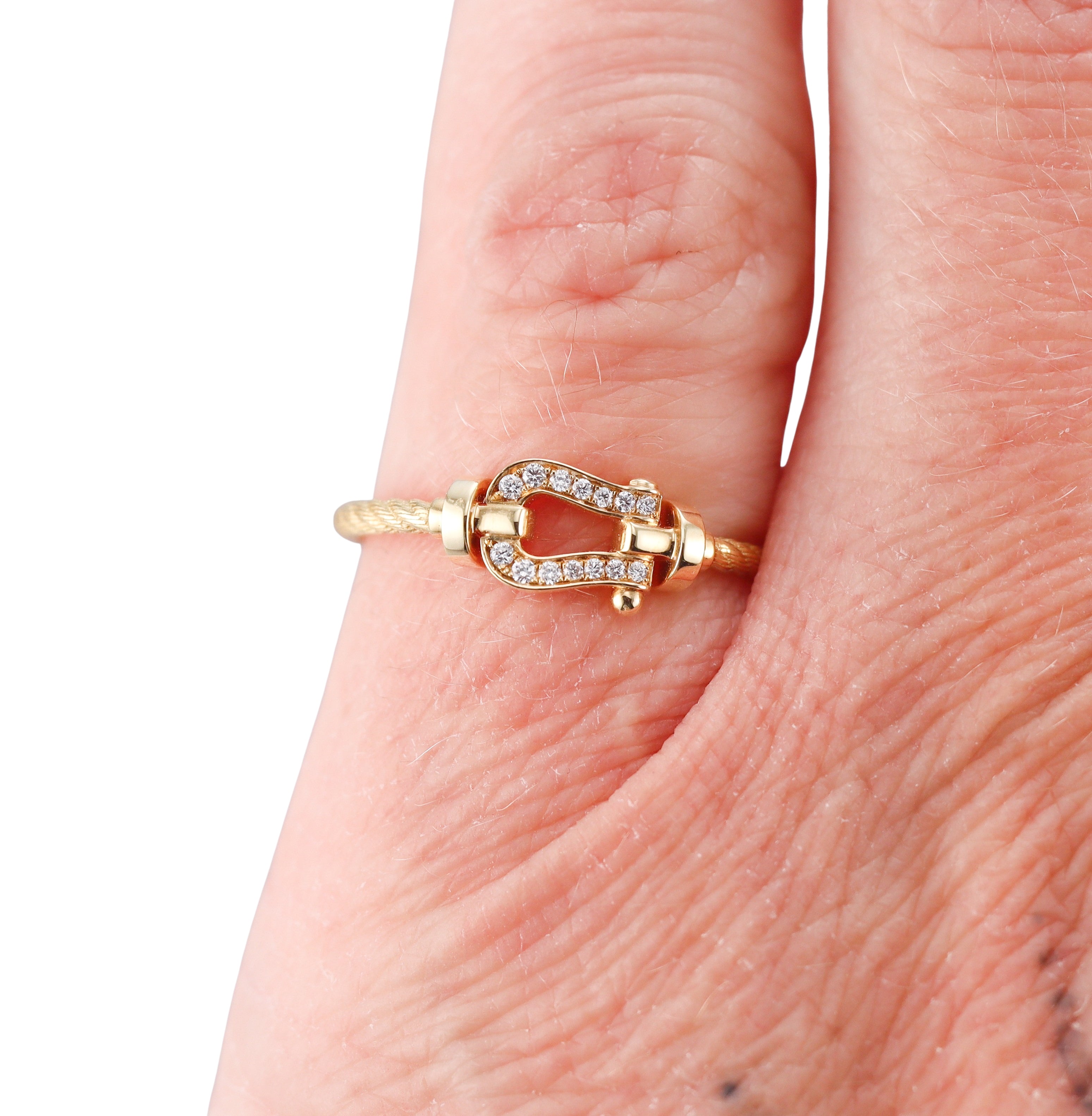 Fred Force 10 18k Diamond Small Model Ring