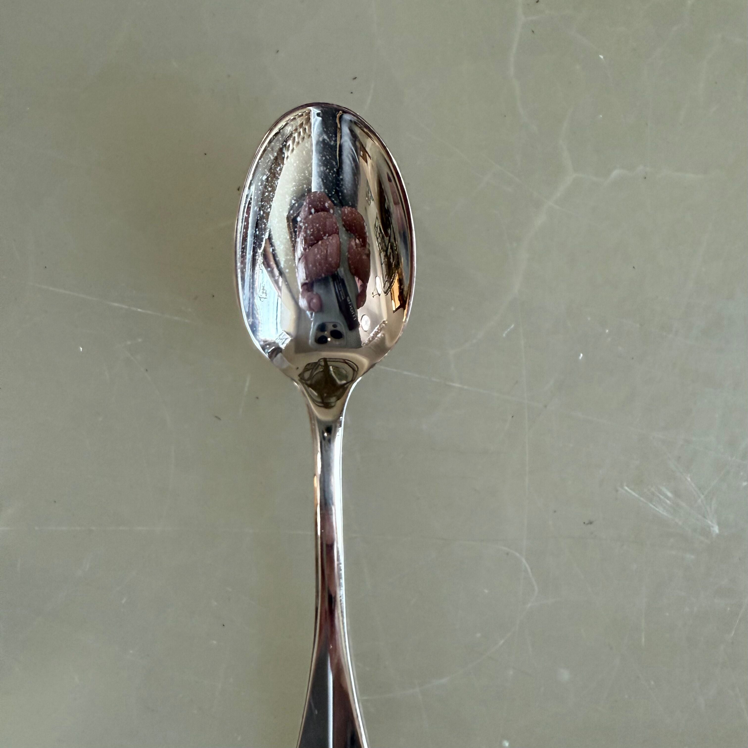Christofle Fidelio Silver Plated Demitasse Spoon Set of 12 0560036
