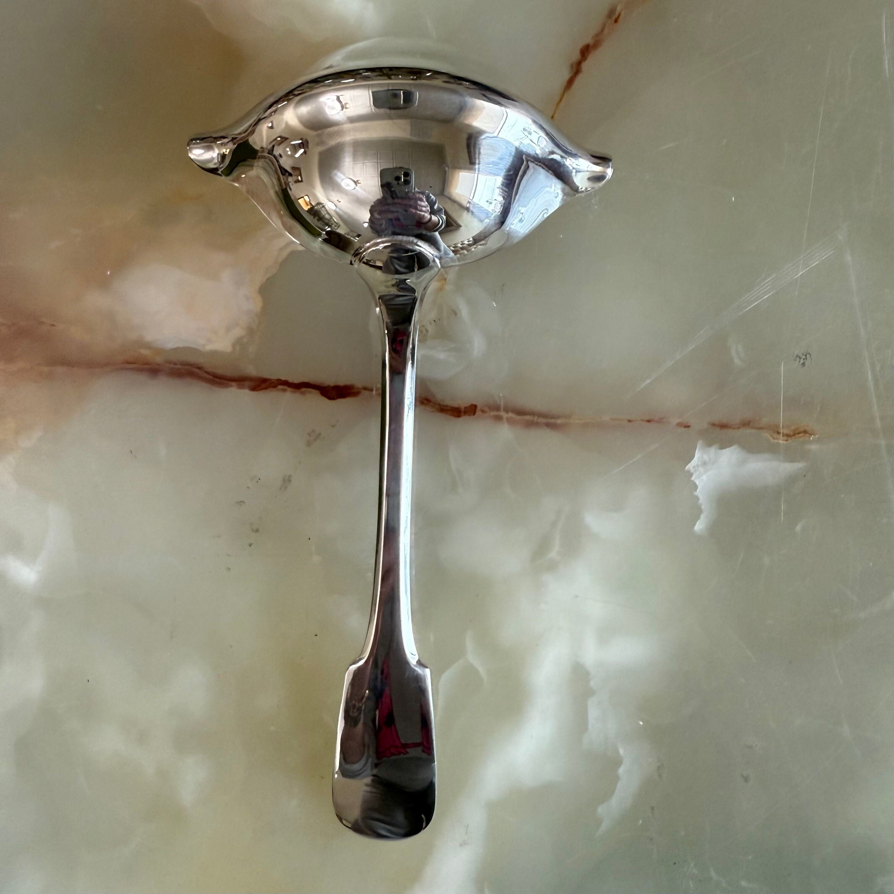 Christofle Cluny Silver Plated Fat & Lean Gravy Ladle 0016041