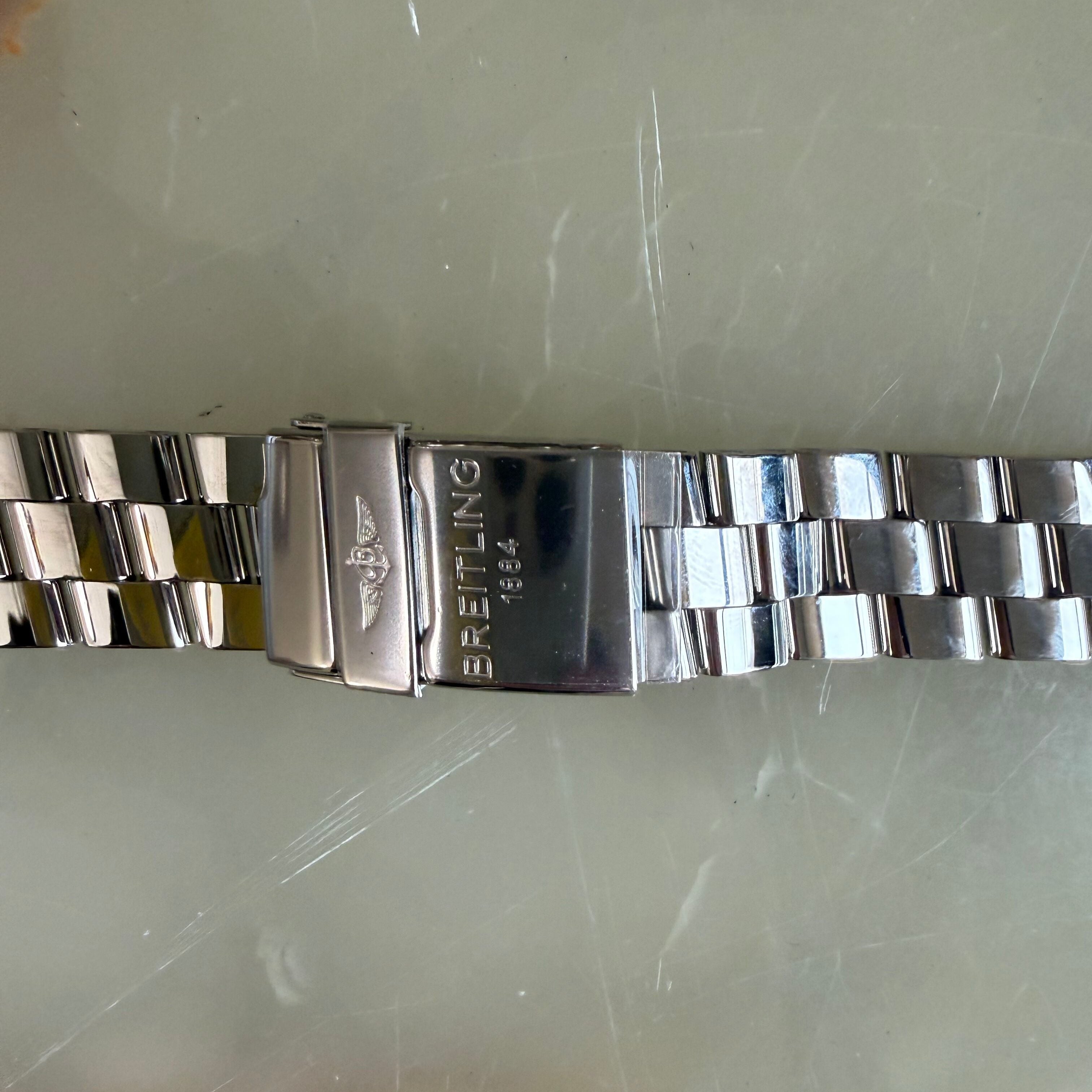 Authentic Breitling Stainless Steel 20mm Watch Bracelet W0112