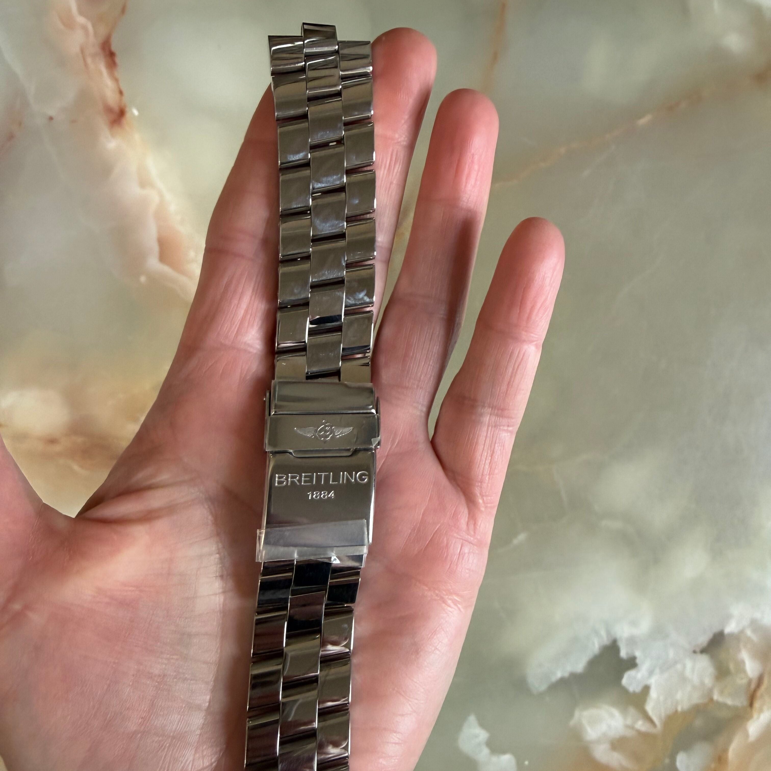 Authentic Breitling Stainless Steel 22mm Watch Bracelet W0409