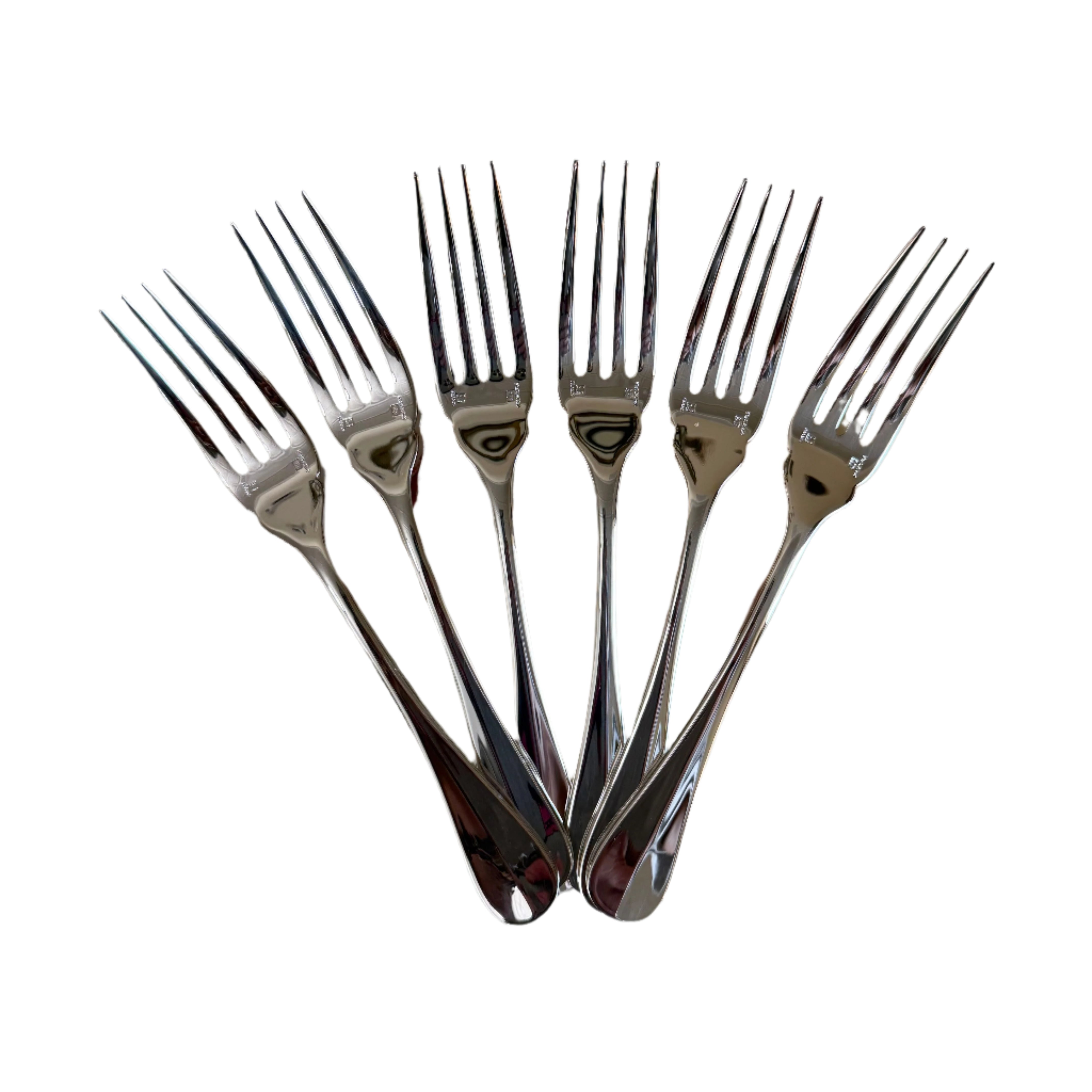 Christofle Fidelio Silver Plated Fish Fork Set of 6 0560021