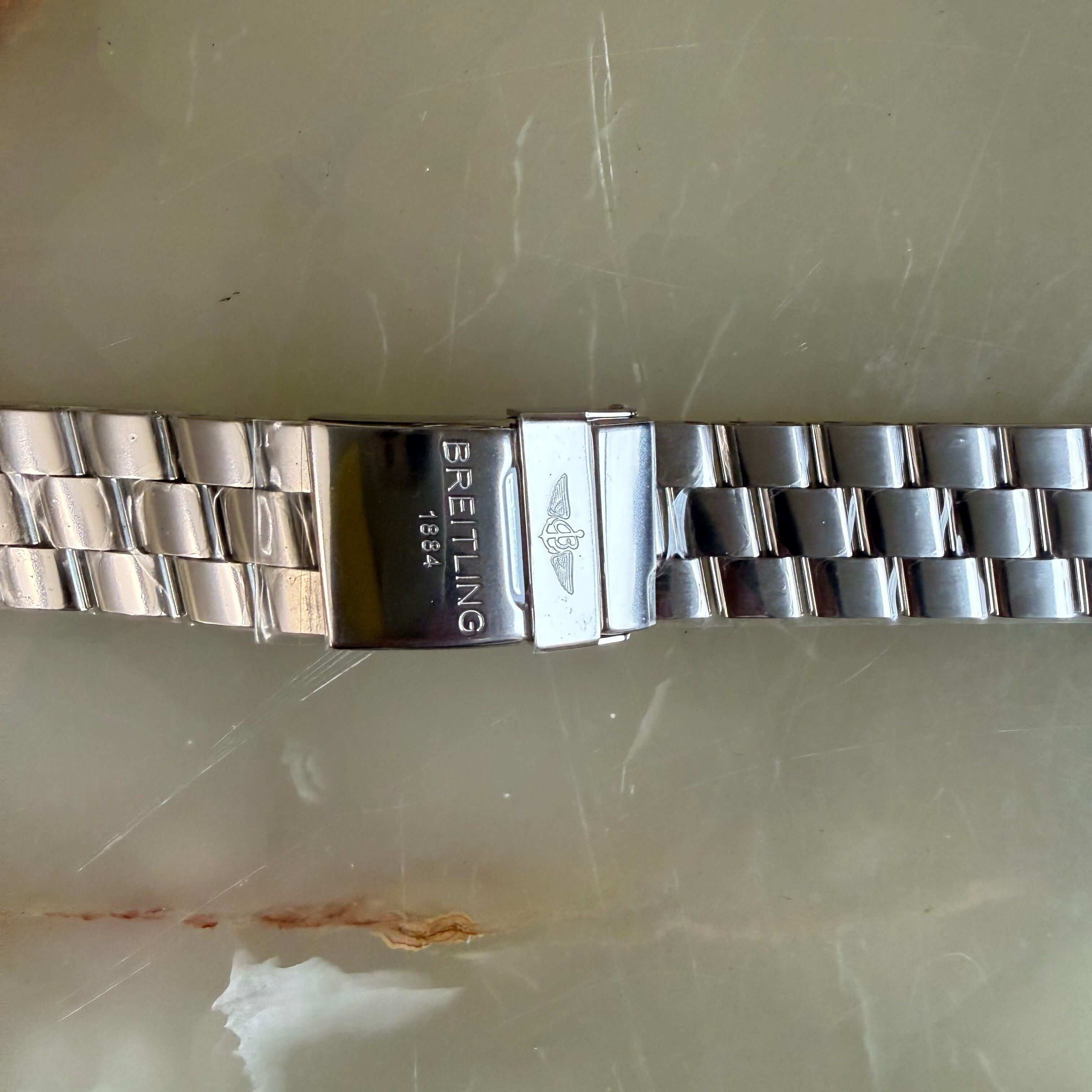 Authentic Breitling Stainless Steel 22mm Watch Bracelet W0409