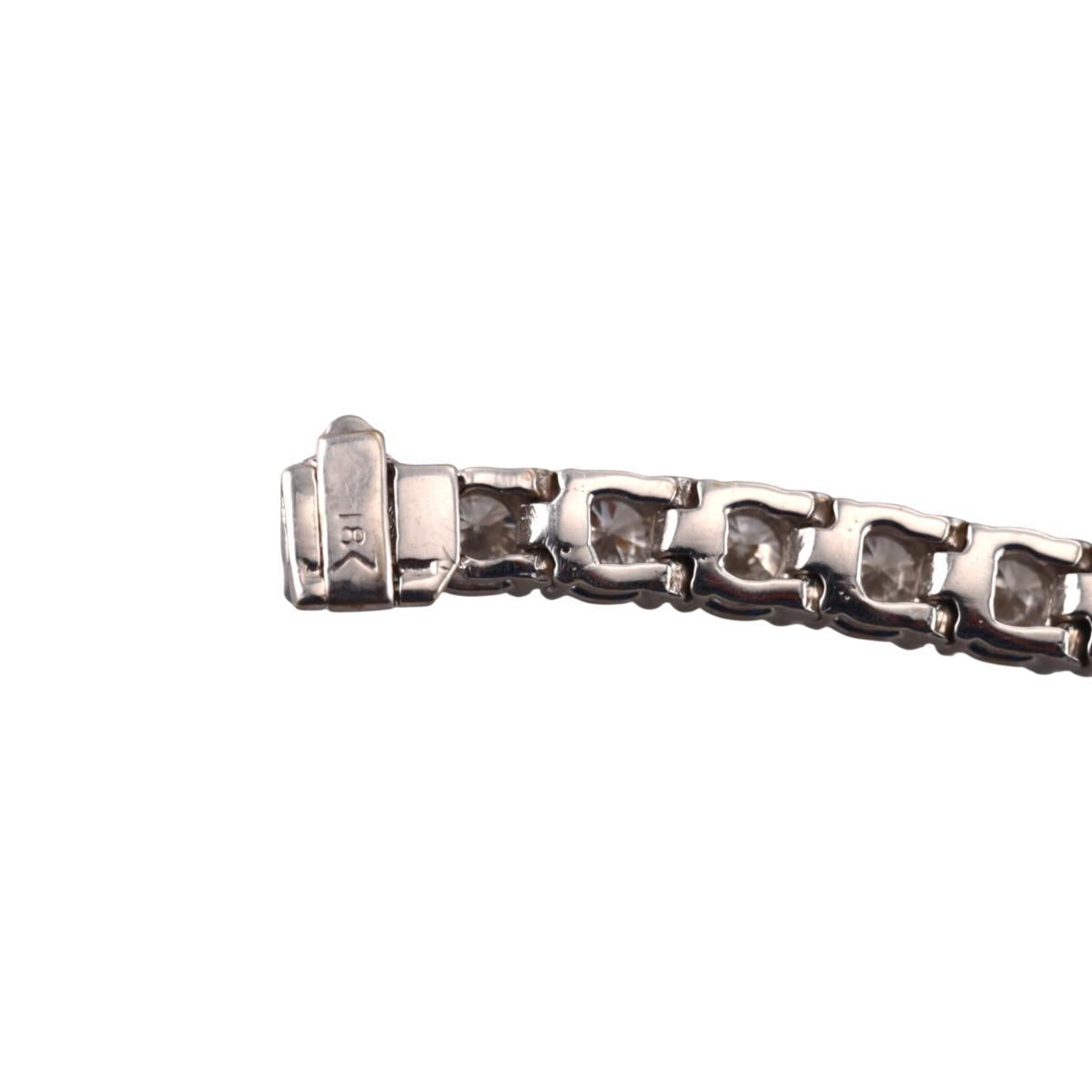18k Gold 9.75ctw Diamond Tennis Bracelet